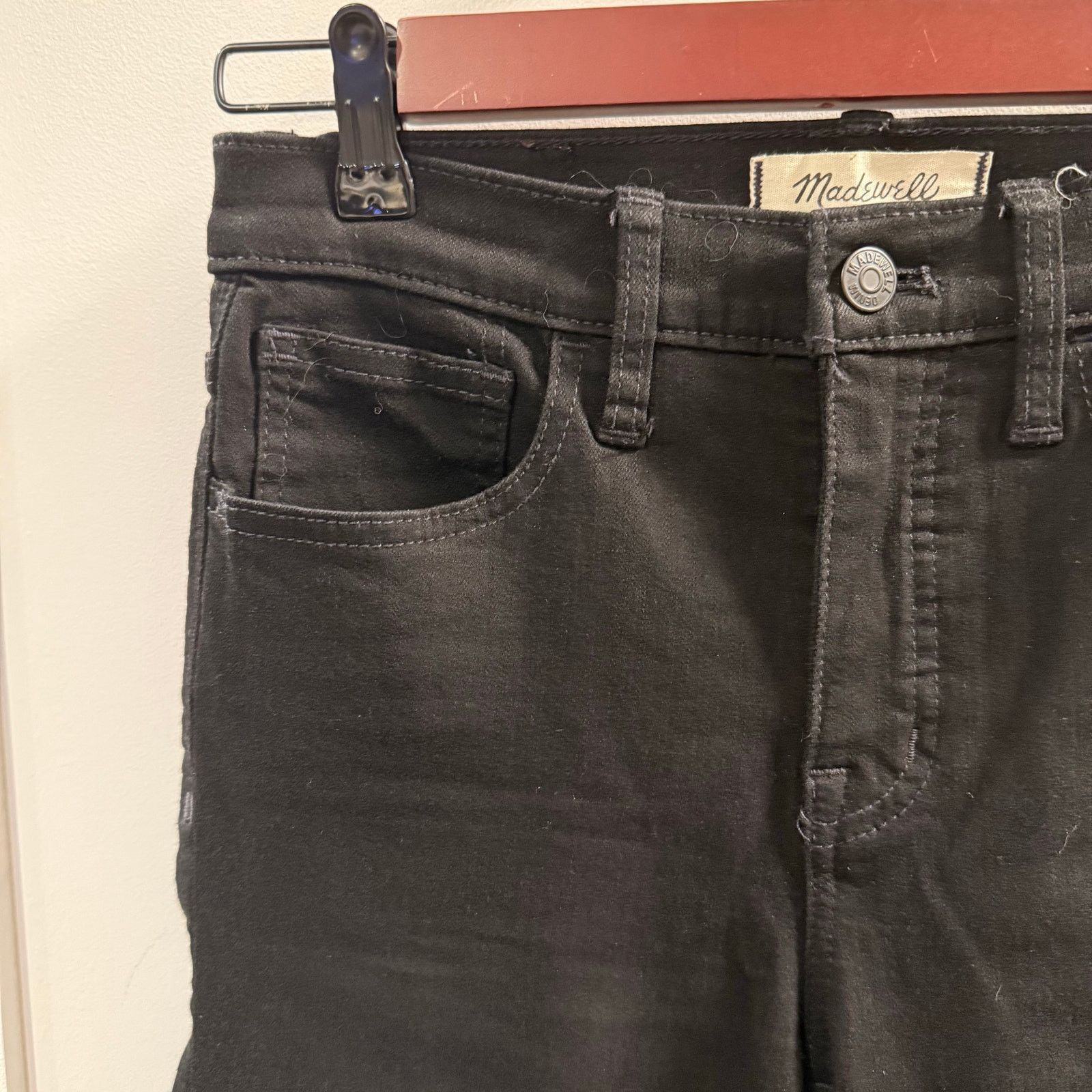 Madewell Madewell Women’s Black Roadtripper Jeans Size 26T Size 26" / US 2 / IT 38 - 4 Thumbnail