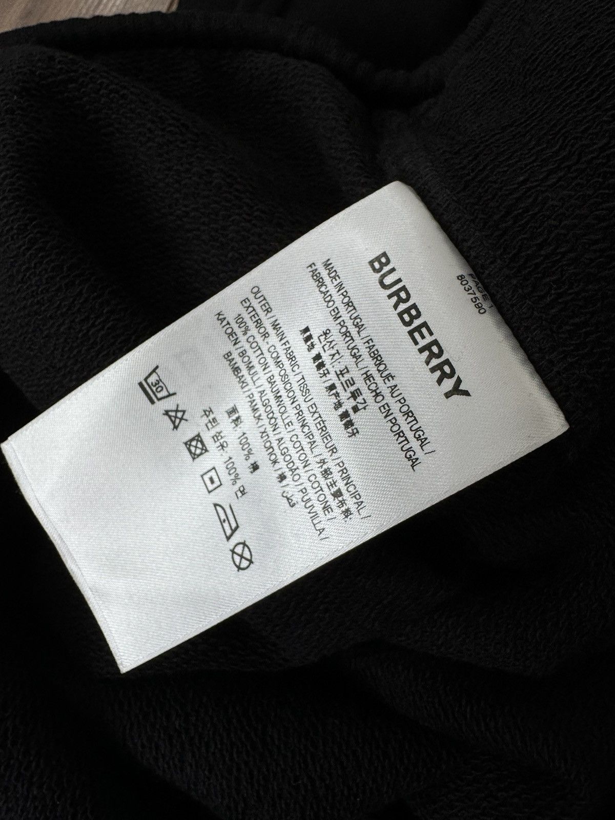 Burberry Burberry Tapered Printed Loopback Cotton Jersey Sweatpants Size US 34 / EU 50 - 4 Thumbnail