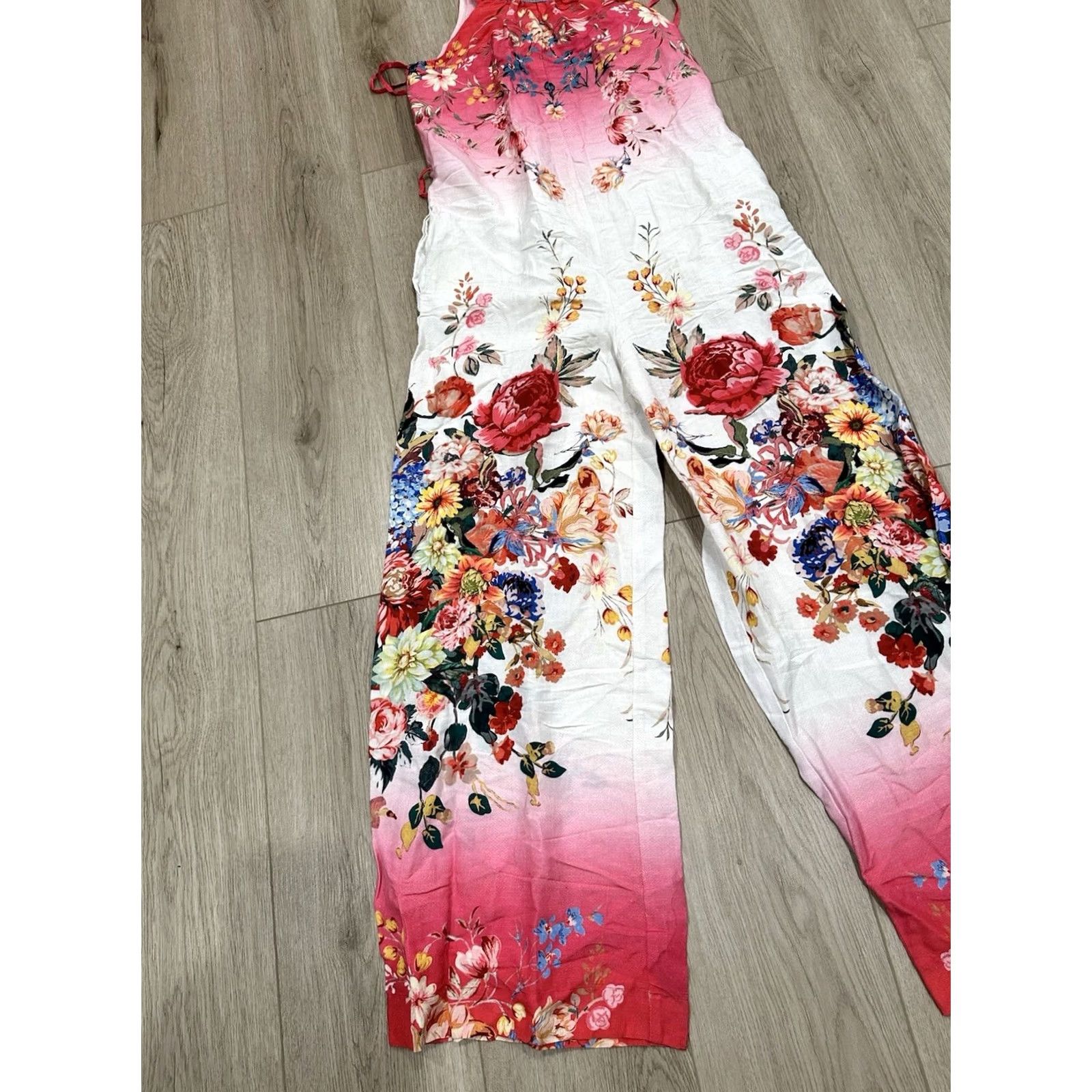Anthropologie Anthropologie Jumpsuit Wide Leg Multicolor XS Womens FLAWS Size 26" / US 2 / IT 38 - 3 Thumbnail