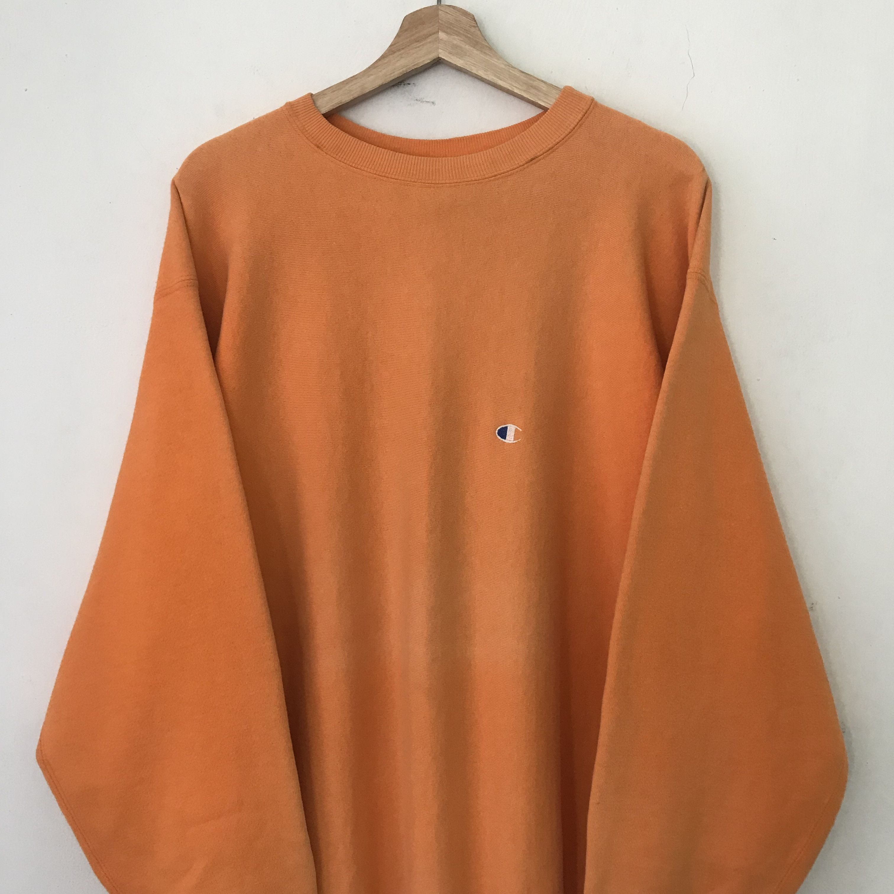 Champion Vintage 90s Champion Reverse Weave Faded Orange Size US XXL / EU 58 / 5 - 3 Thumbnail
