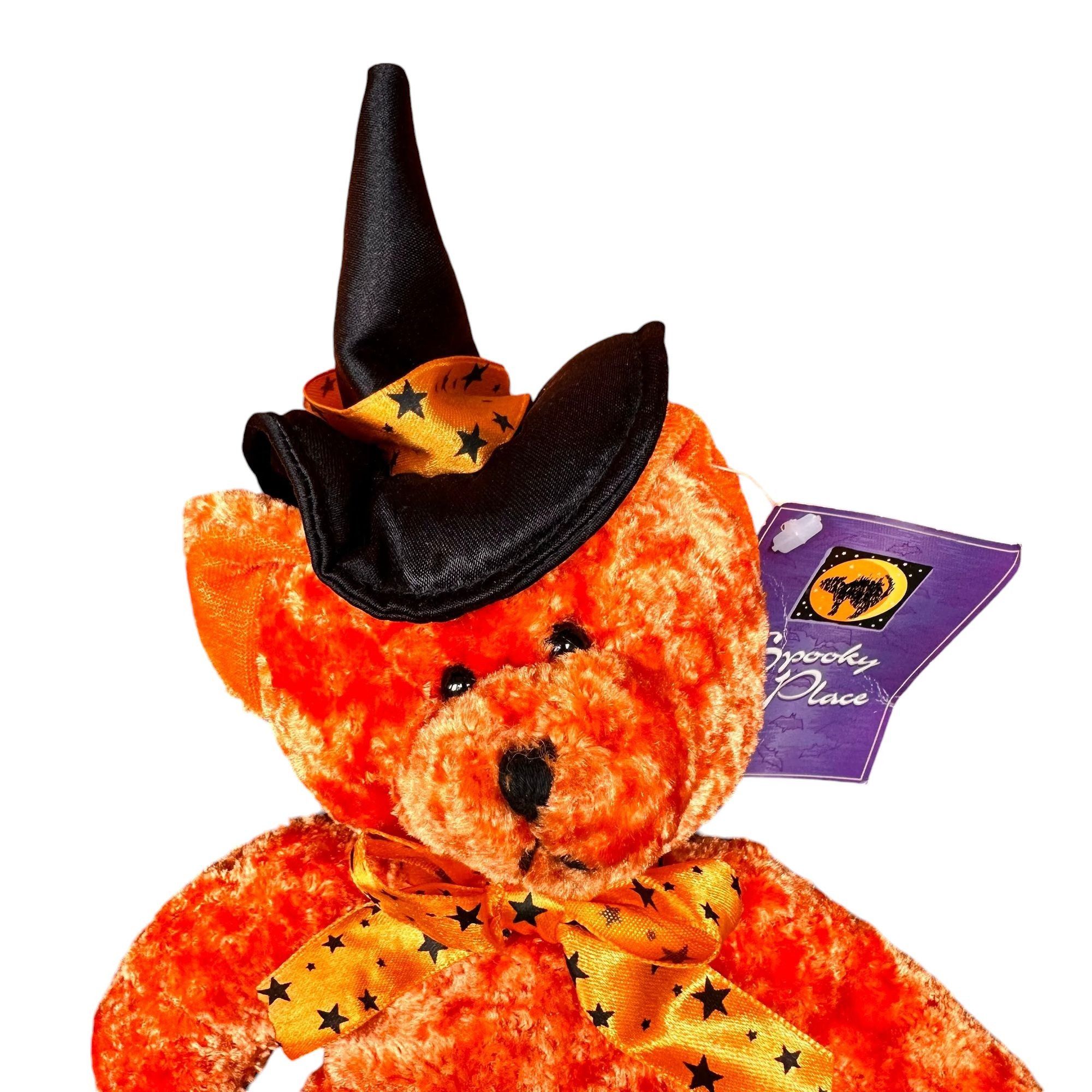 Vintage VTG 1988 Crista Collections Halloween Bear Plush NWT Orange Size ONE SIZE - 2 Thumbnail