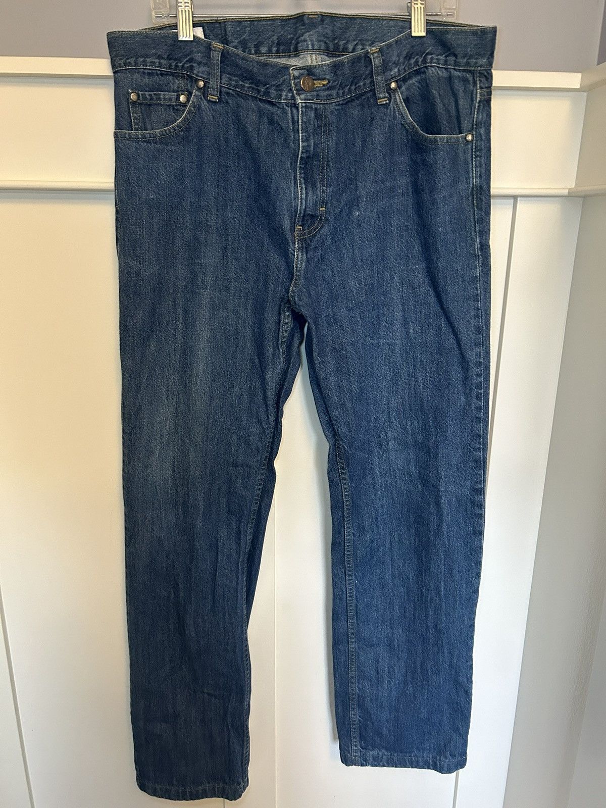 Lacoste Vintage Lacoste baggy blue jeans Size US 36 / EU 52 - 1 Thumbnail