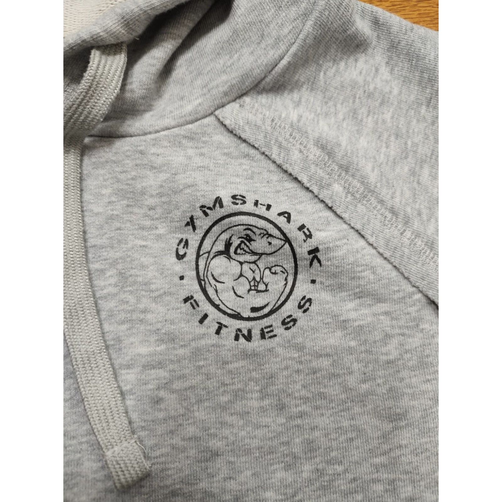 Gymshark Gymshark Hoodie Men's Small Gray Heather Pullover Chest Logo Athletic Knit All Seasons Sports Size US S / EU 44-46 / 1 - 4 Thumbnail