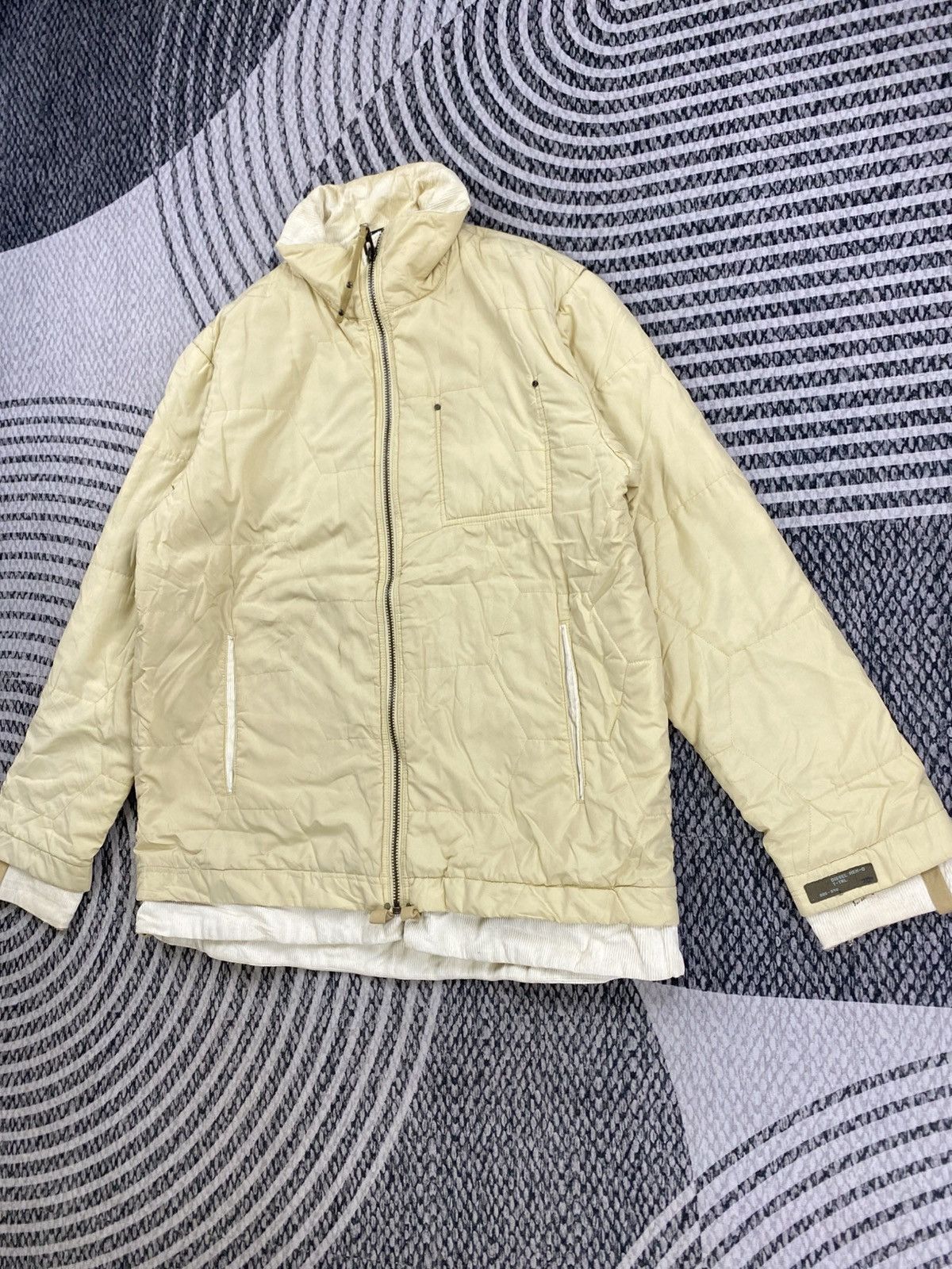 Diesel Vintage Diesel Beige Double Pocket Zipper Jacket Size US L / EU 52-54 / 3 - 5 Thumbnail
