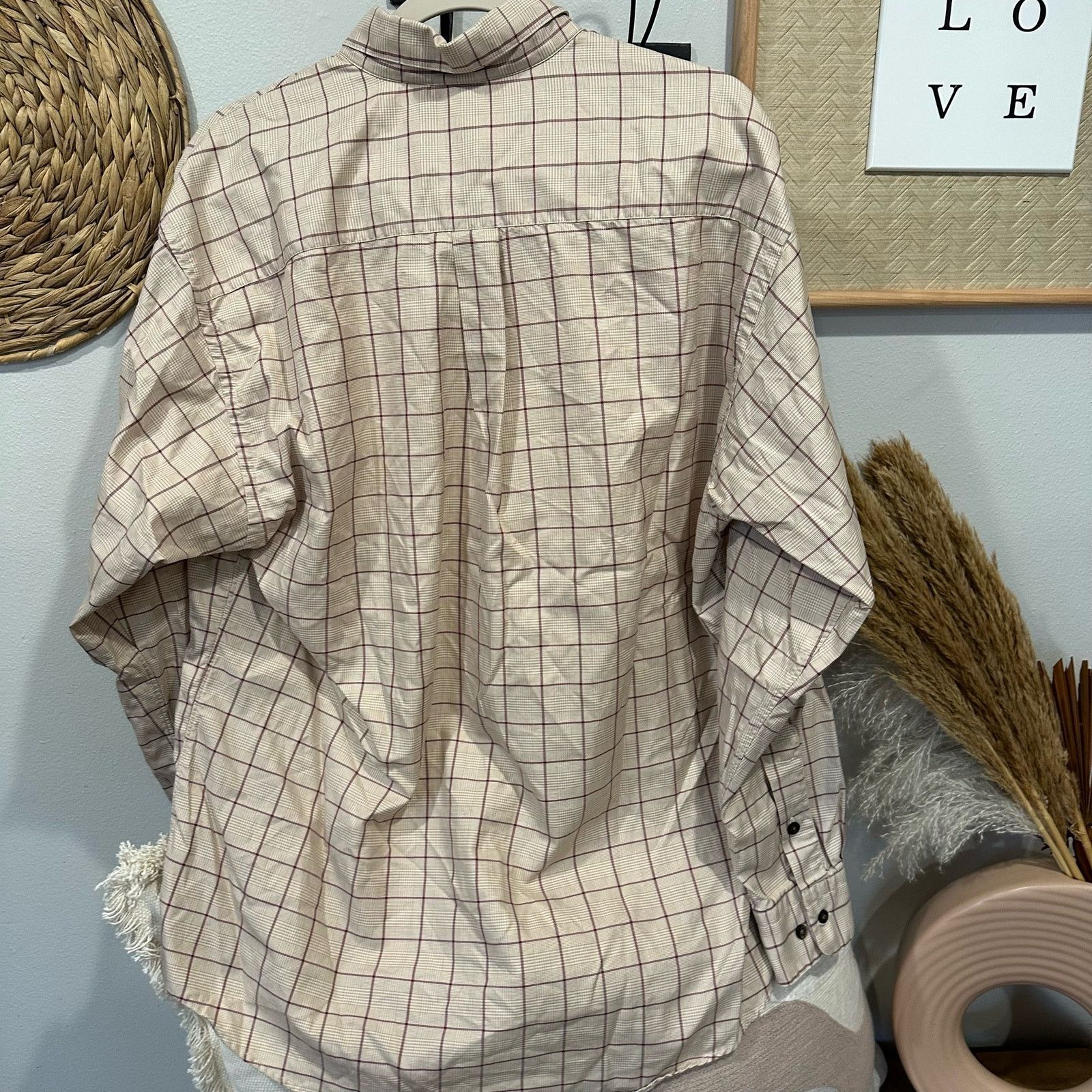 Burberry Burberry Men’s Plaid Button Down Classic Fit - sz L Size US L / EU 52-54 / 3 - 5 Thumbnail