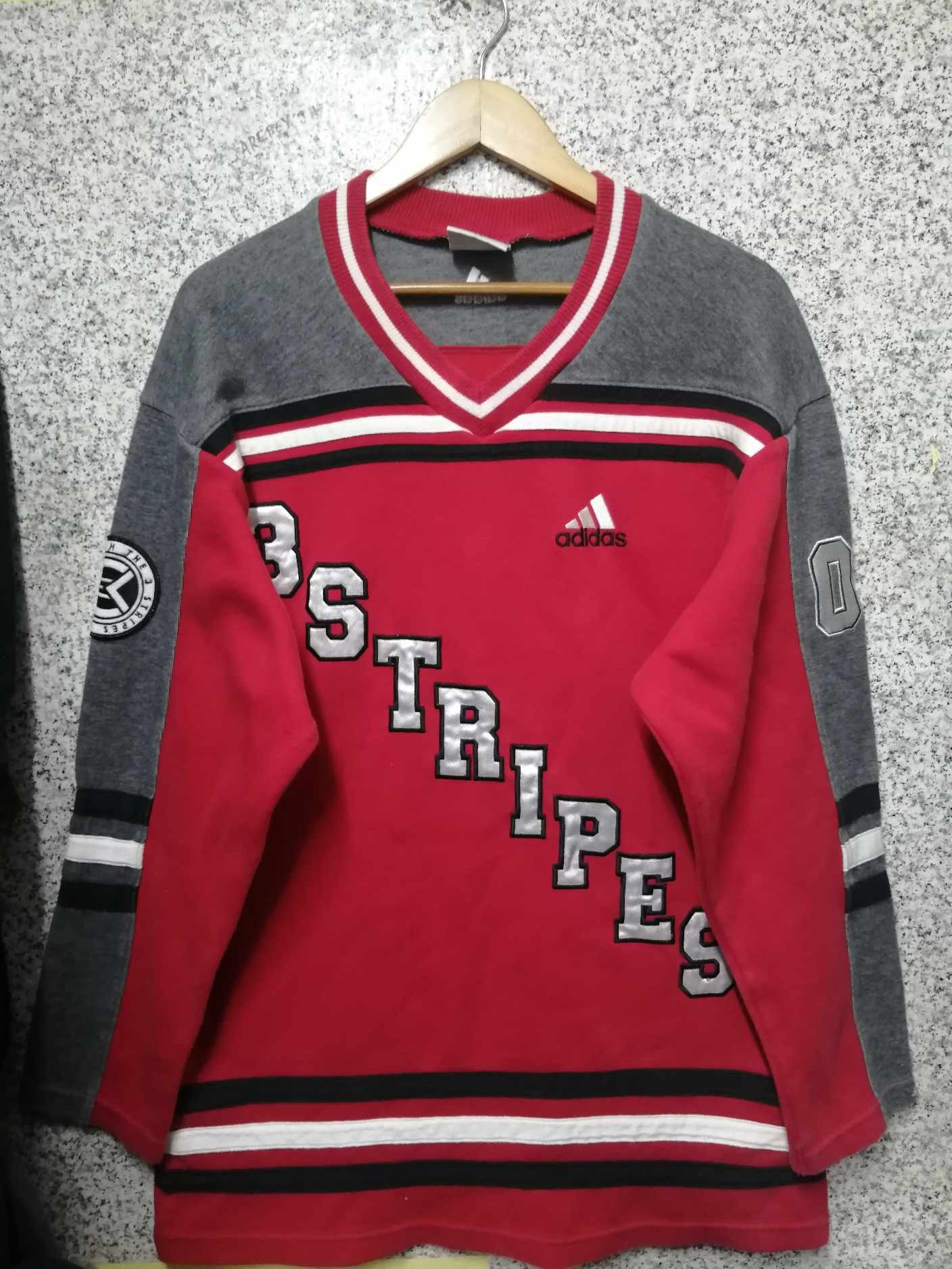 Adidas × Vintage VINTAGE ADIDAS STRIPES VERY RARE Size US L / EU 52-54 / 3 - 1 Thumbnail