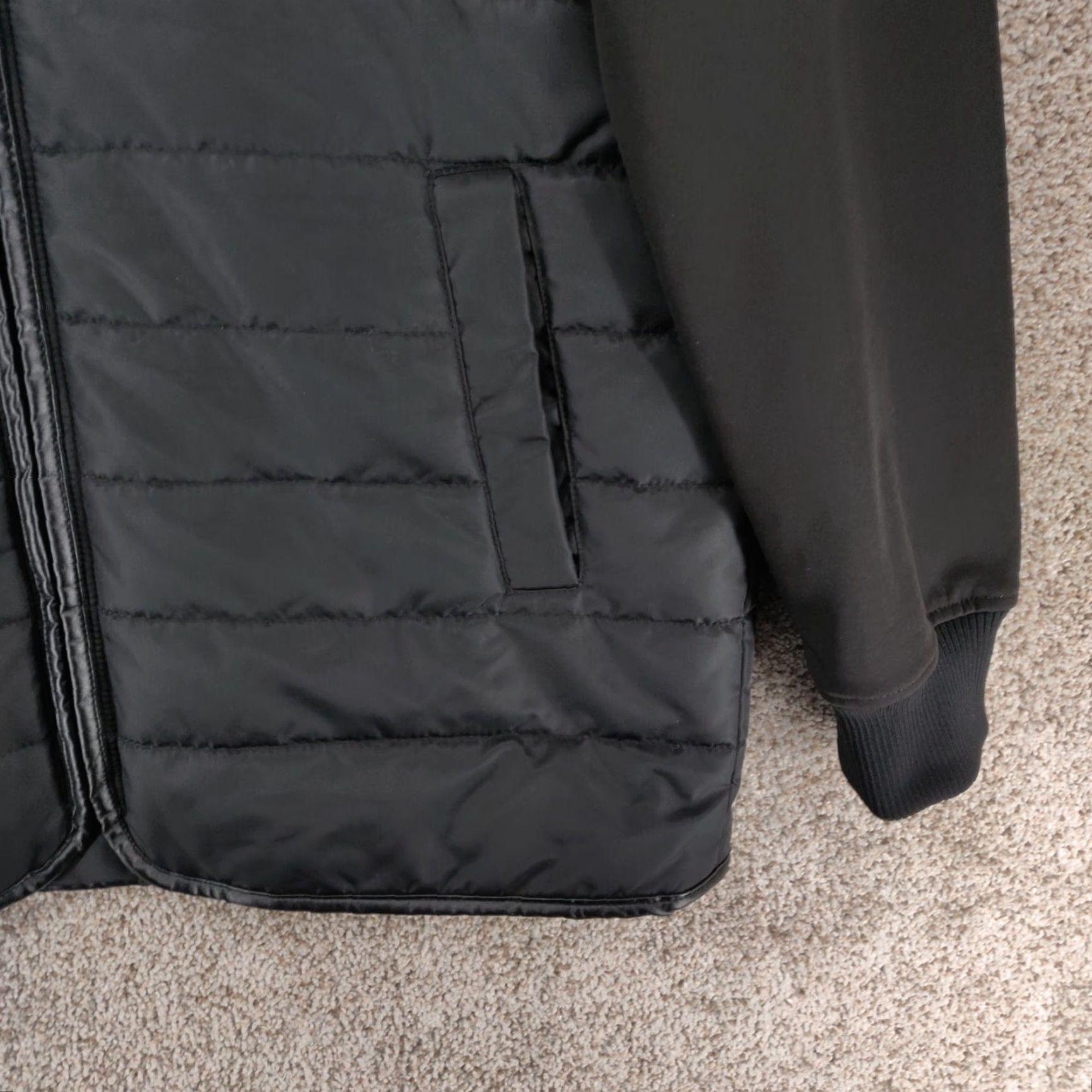 Vintage Dixxon The Resistor Jacket Mens Large L Black Puffer Full Zip Hoodie Hooded Size US L / EU 52-54 / 3 - 5 Thumbnail