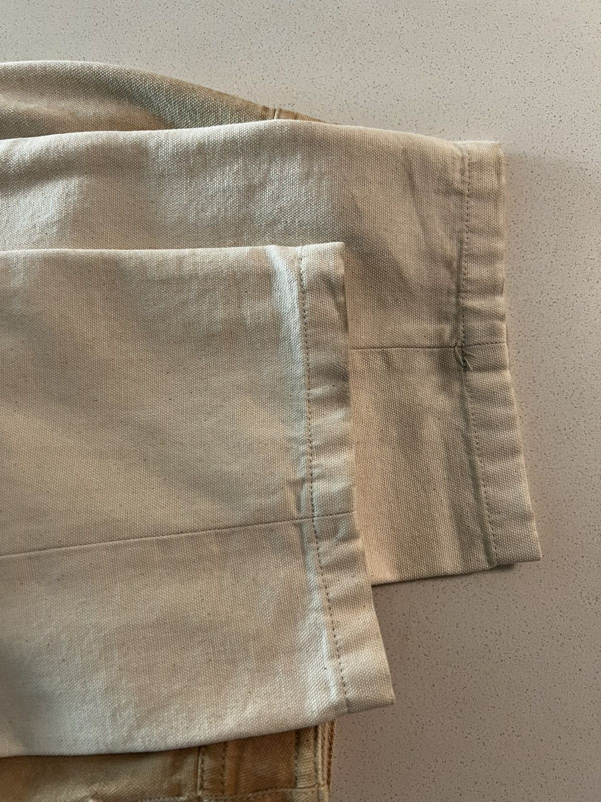 Acne Studios Acne Studios: Beige High-Waisted Cargo Pant Size US 32 / EU 48 - 8 Thumbnail