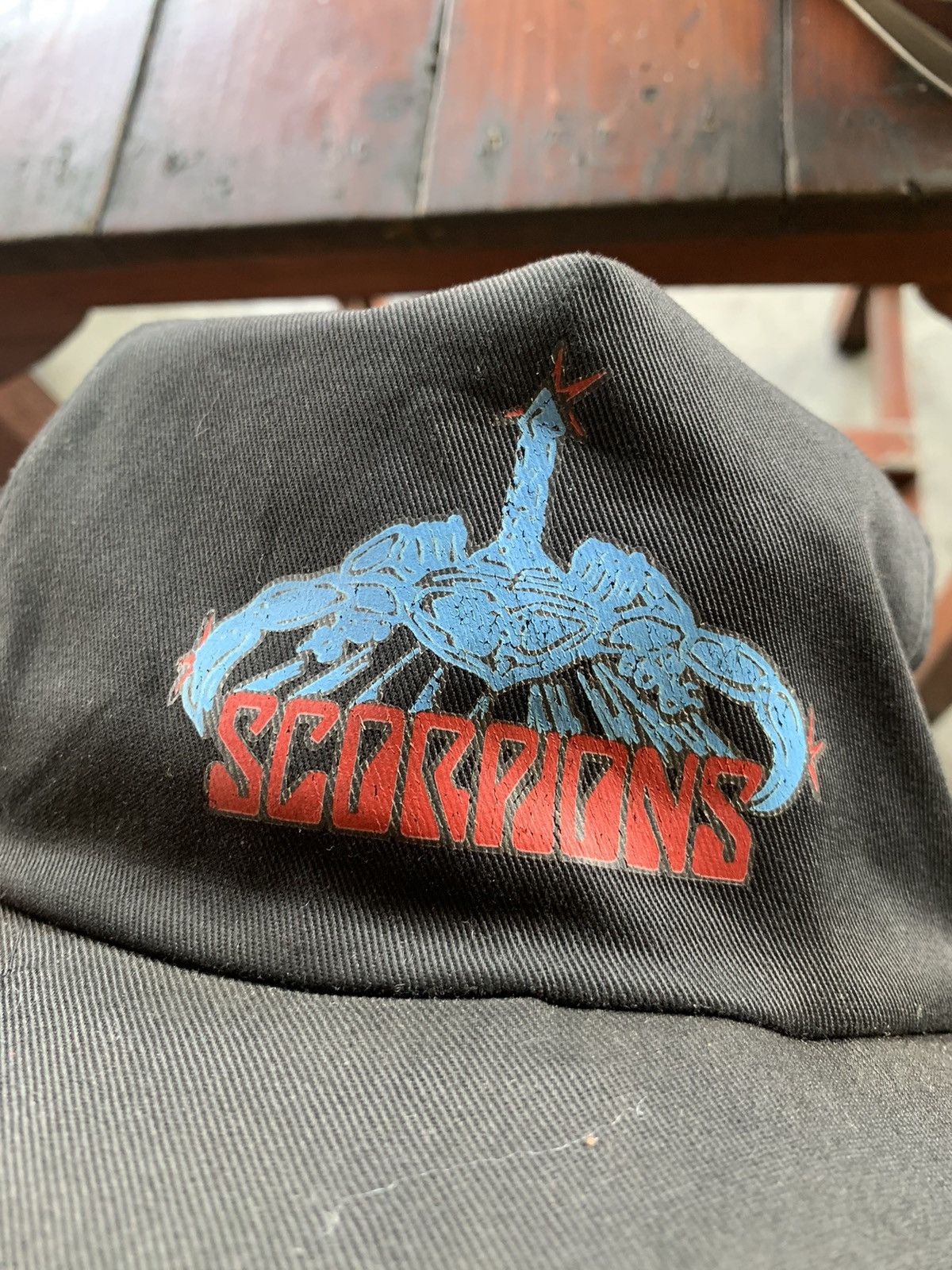 Vintage Vtg cap scorpion band Size ONE SIZE - 4 Thumbnail