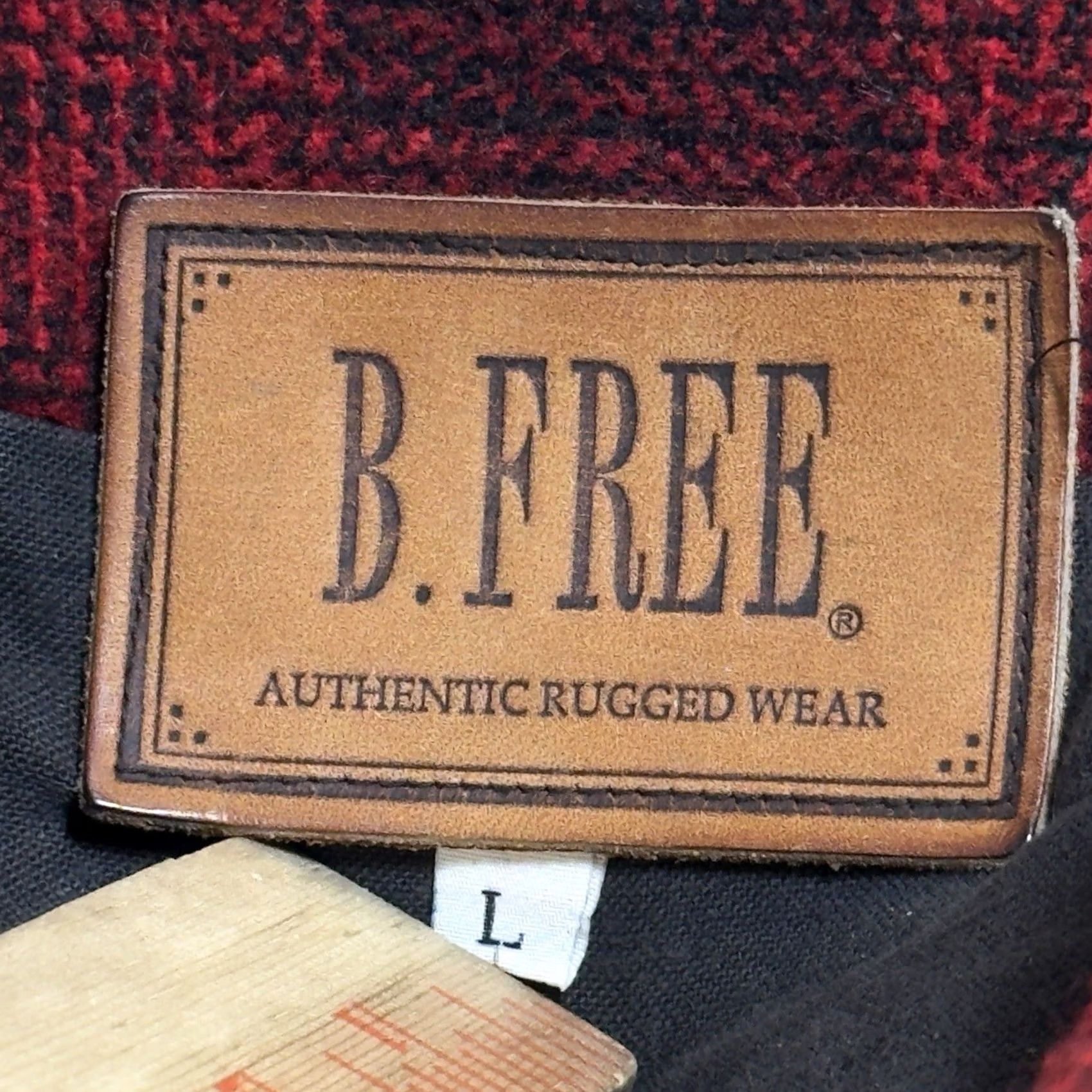 Vintage VINTAGE M Julian B. Free Wool Blend Plaid Flannel Jacket Red/Black USA Made Sz L Mens Jacket Size US L / EU 52-54 / 3 - 3 Thumbnail