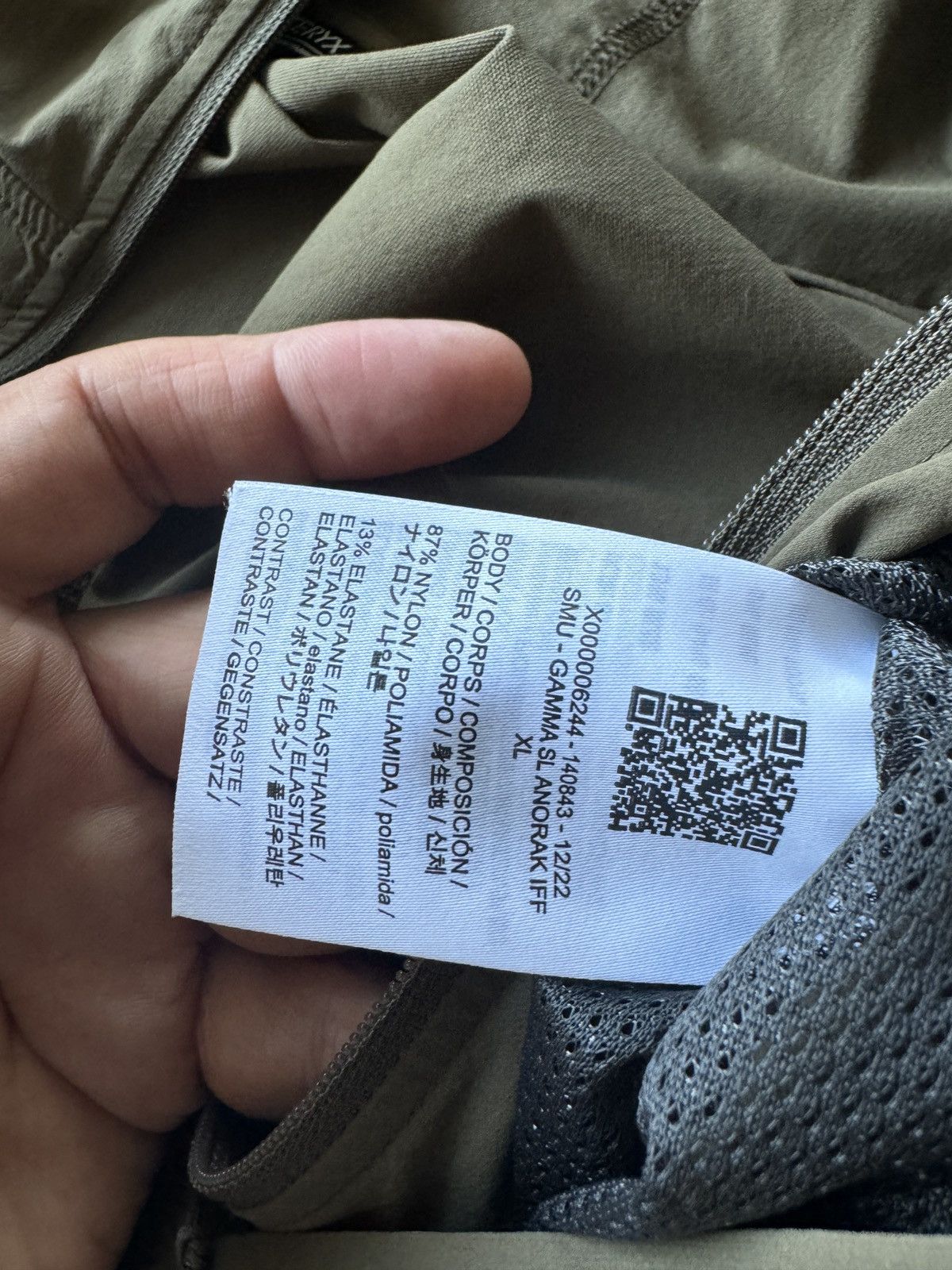 Arc'teryx Arcteryx Leaf GAMMA SL ANORAK MEN'S XL | Grailed