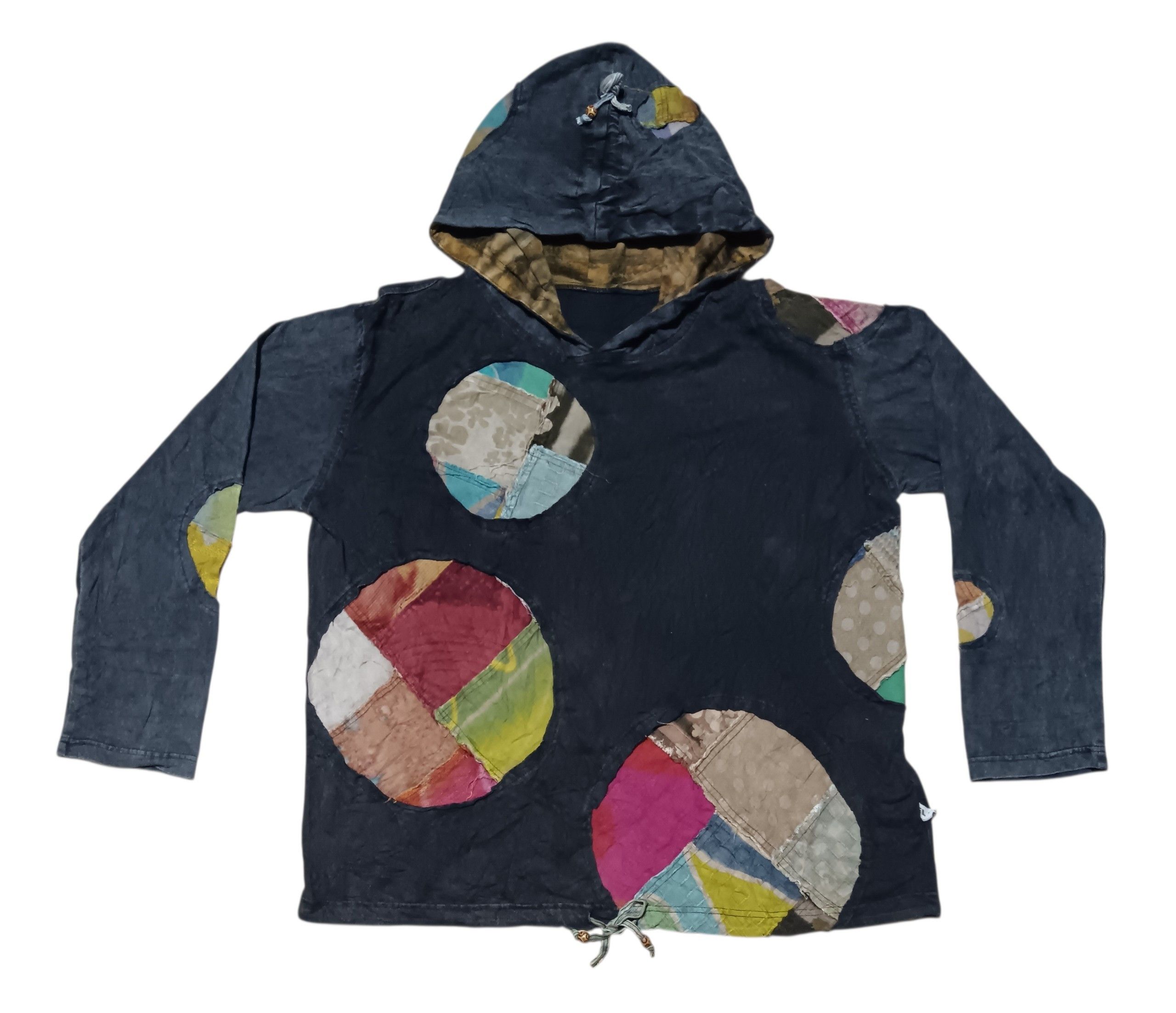 Beauty Beast JAPANESE EL RODEO PATCHWORK KAPITAL LIKE PULLOVER HOODIE Size US M / EU 48-50 / 2 - 1 Thumbnail