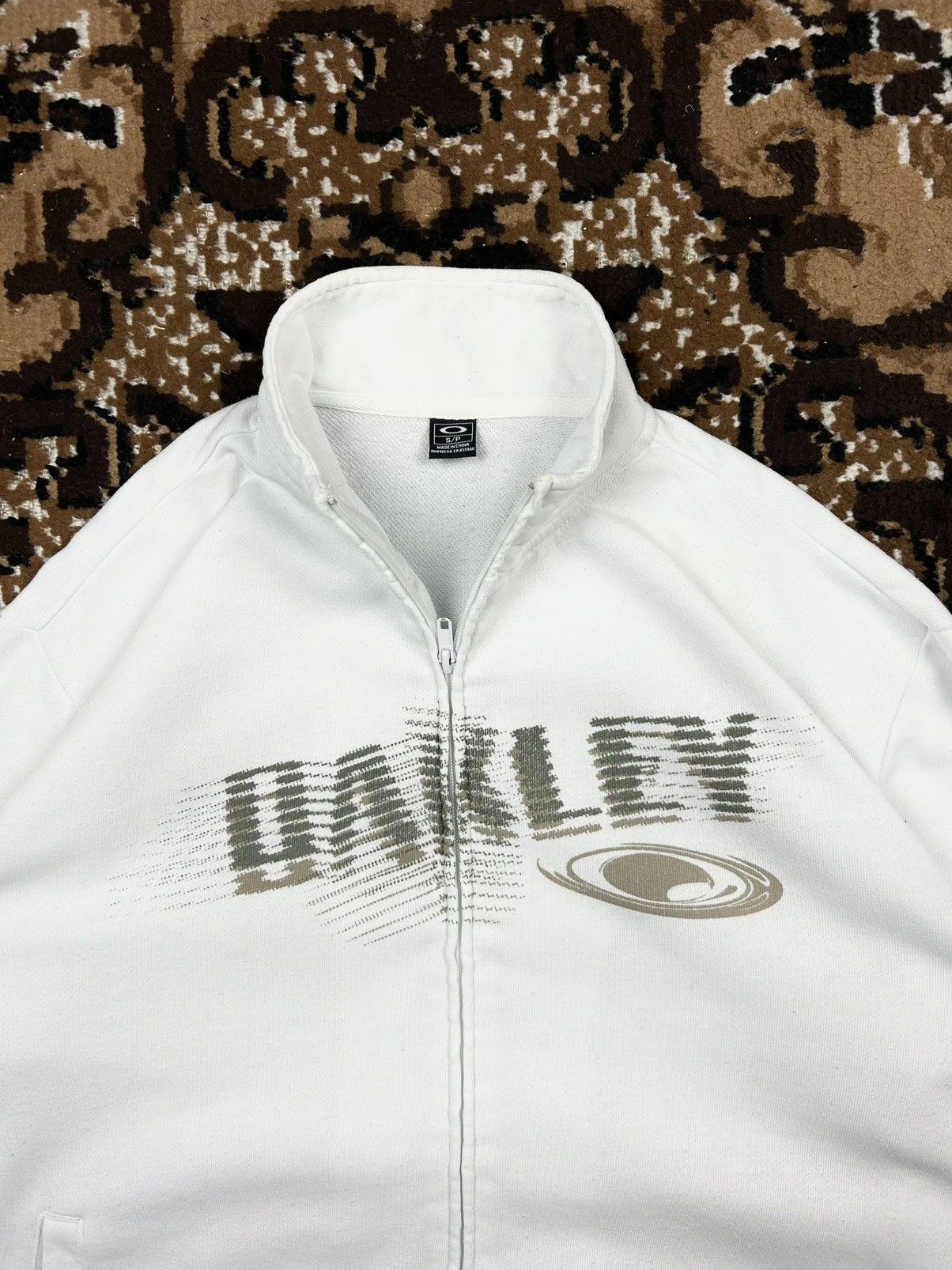 Oakley × Vintage Vintage Oakley Zip Sweatshirt Gorpcore Big Logo Y2K Size US S / EU 44-46 / 1 - 5 Thumbnail