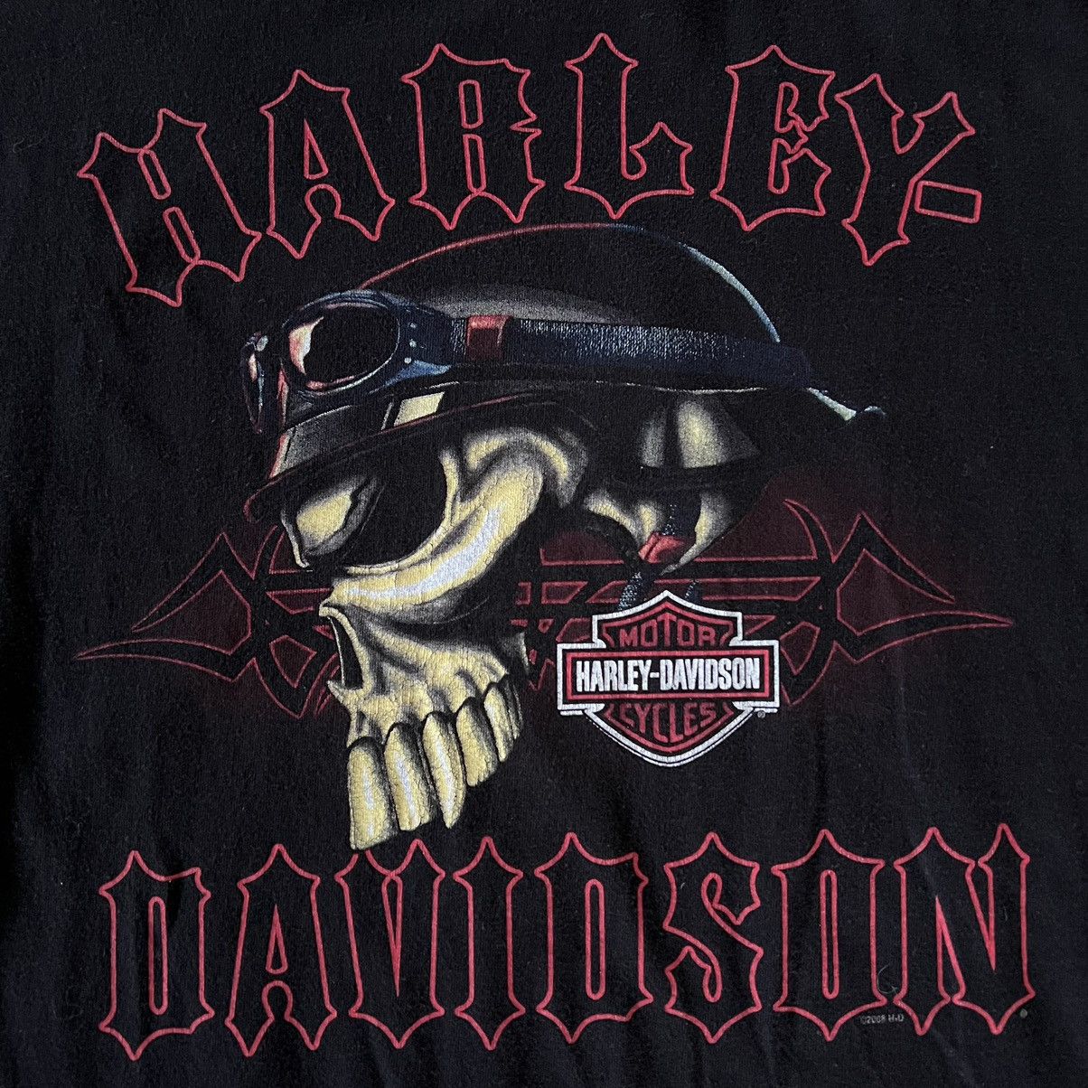 Vintage 2008 Harley Davidson Hawaii Long-Sleeve T-Shirt