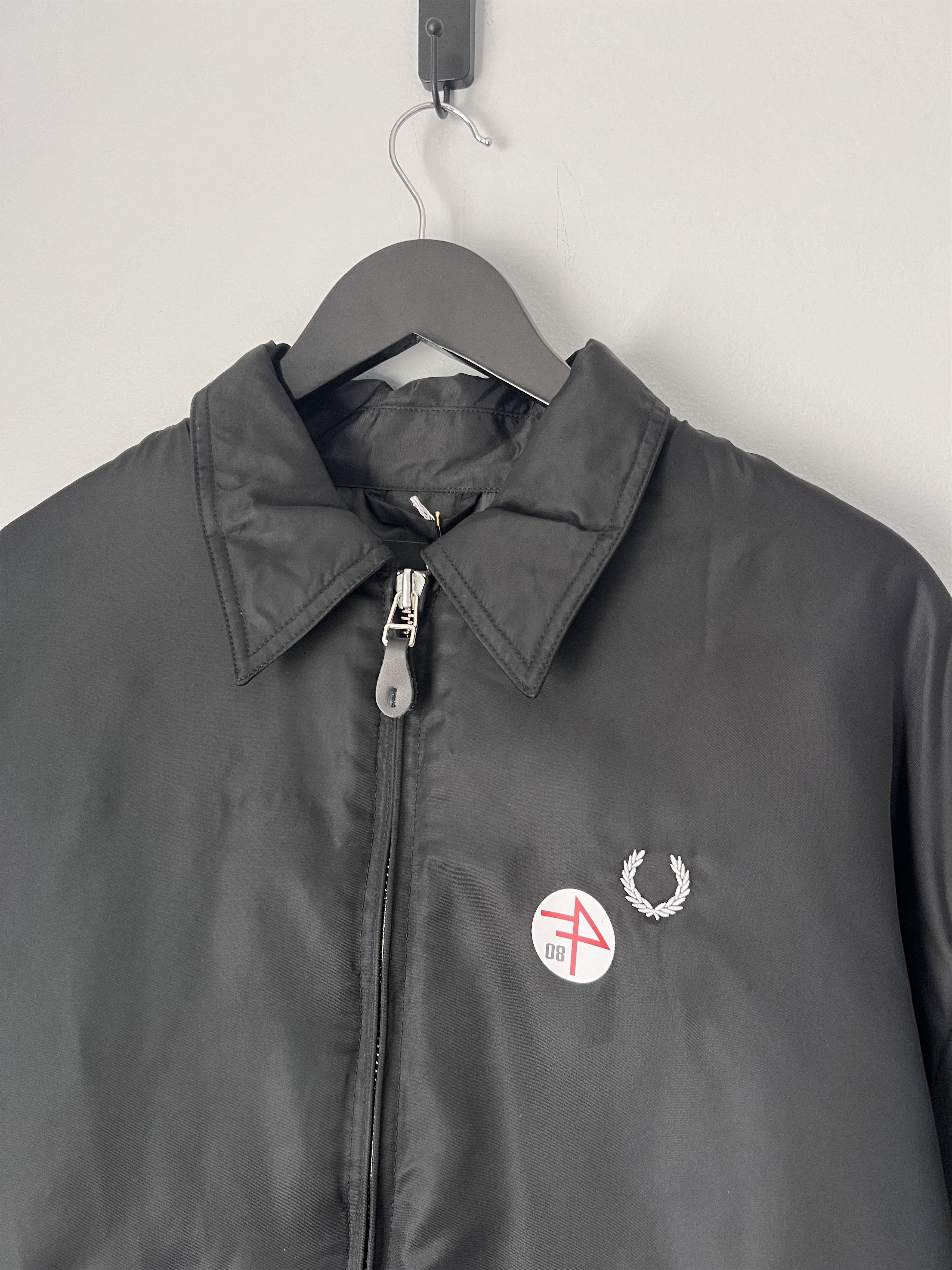 Fred Perry × Raf Simons Raf Simons Fred Perry Printed Flight Jacket in Black Size US L / EU 52-54 / 3 - 2 Thumbnail