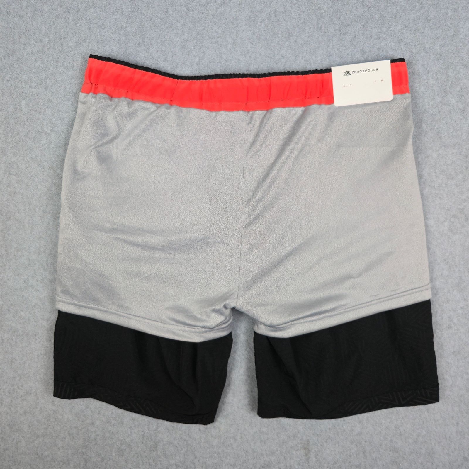ZeroXposur NWT ZeroXposur Mens Large UV Black Lined Swim Trunks Size US 37 - 11 Thumbnail