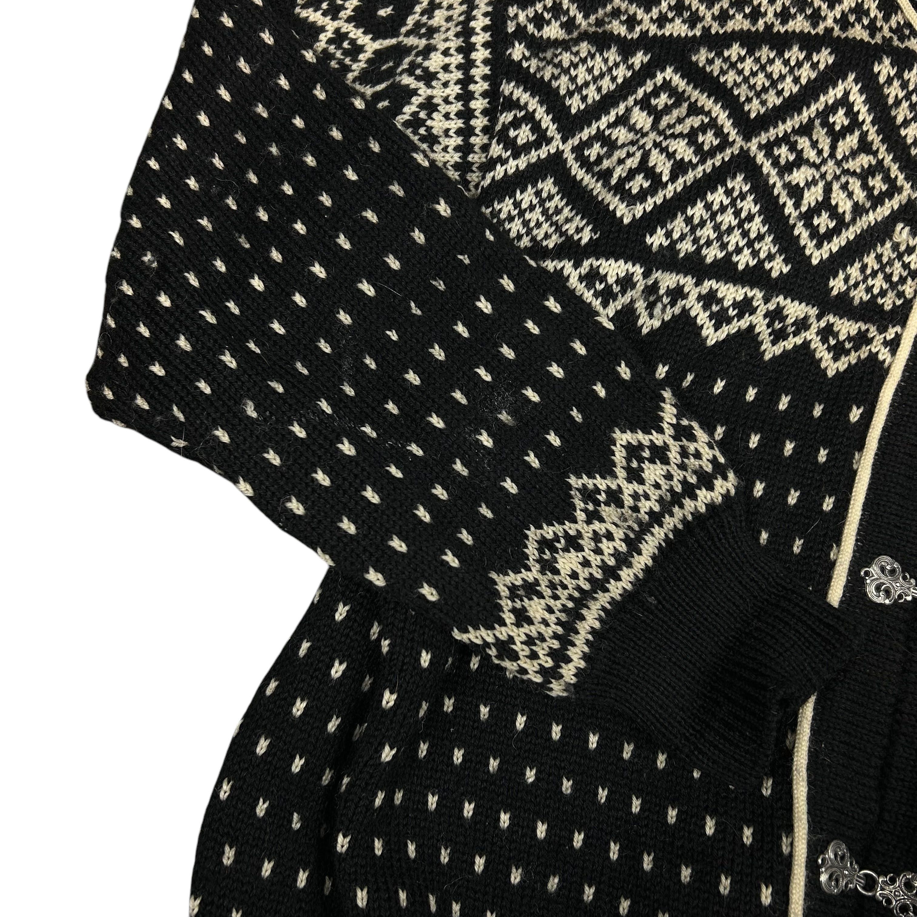 Dale Of Norway Dale Of Norway Black Knit Cardigan Sweater Fair Isle XL Size US XL / EU 56 / 4 - 6 Thumbnail