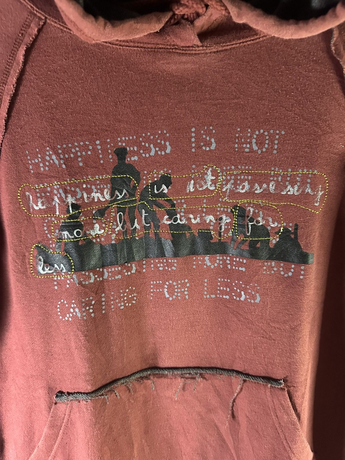 Japanese Brand Japanese Distressed Hoodie Hysteric Glamour Style Size US M / EU 48-50 / 2 - 2 Thumbnail