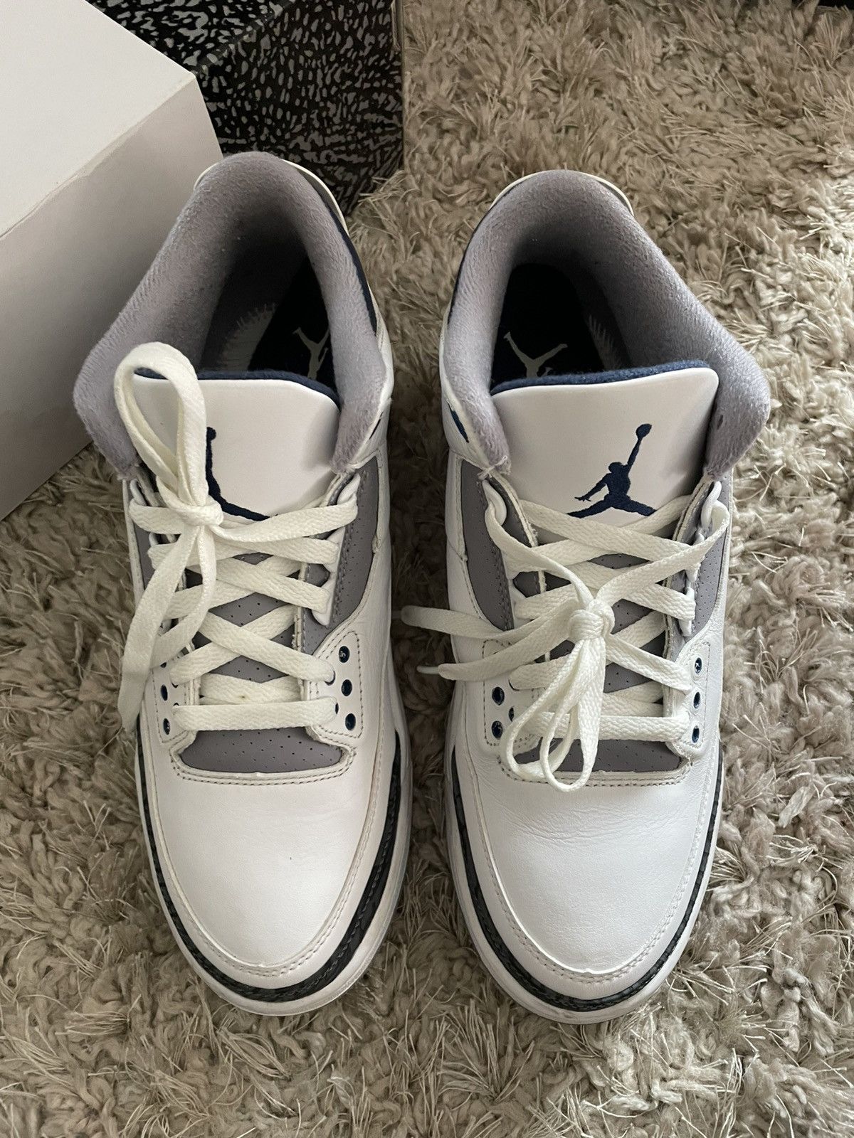 Jordan Brand Jordan 3 Midnight Navy Size US 9 / EU 42 - 5 Thumbnail