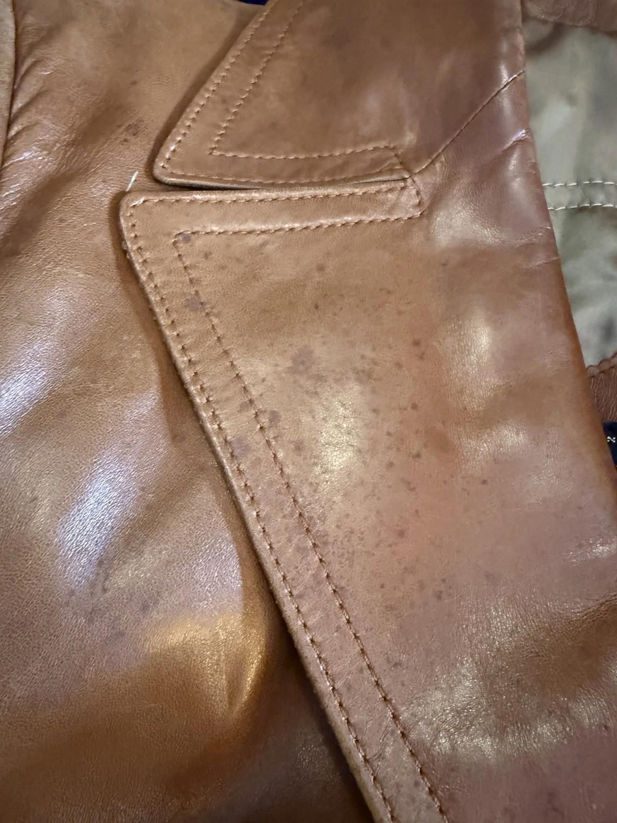 American Trench Cortefiel Brown Leather Trench Size US M / EU 48-50 / 2 - 6 Thumbnail