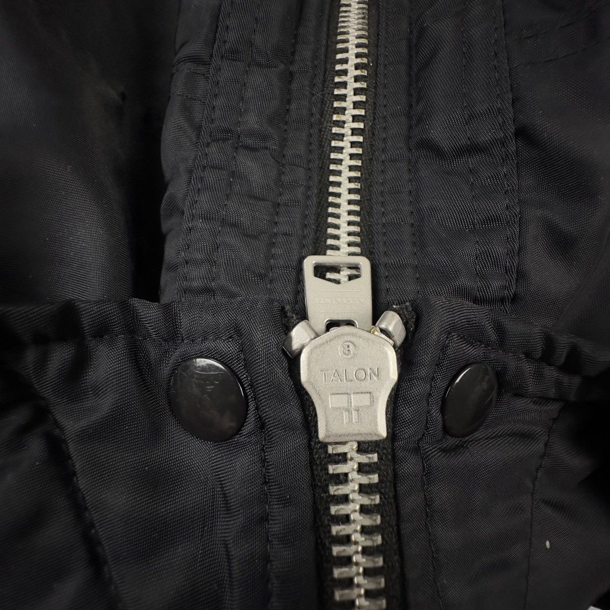 Allsaints All Saints Black Otis Bomber Jacket Size M Black Fur N-2b Size US S / EU 44-46 / 1 - 7 Thumbnail
