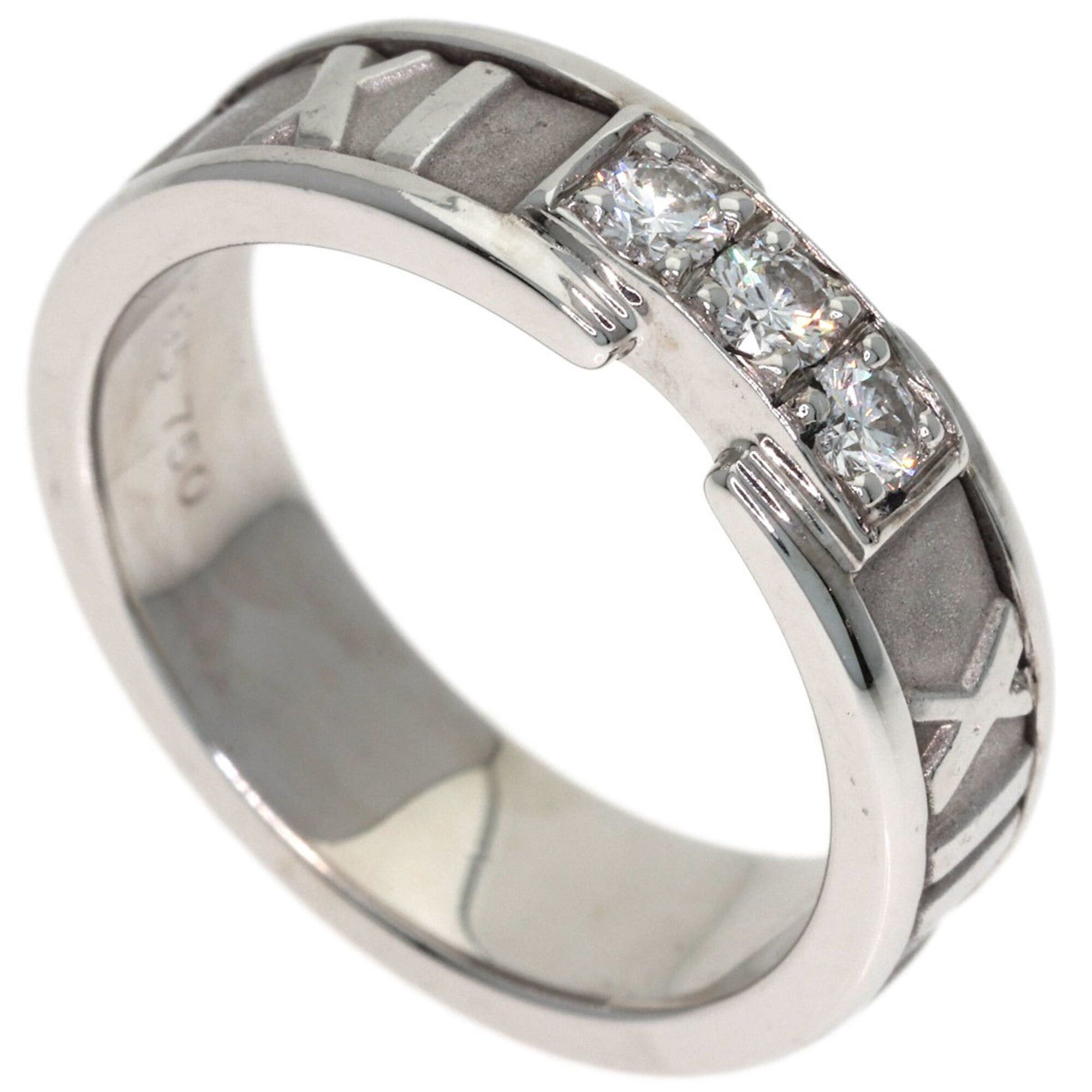 Tiffany & Co. Tiffany & Co. Atlas Diamond Ring, 18K White Gold, Women's. Size ONE SIZE - 1 Thumbnail