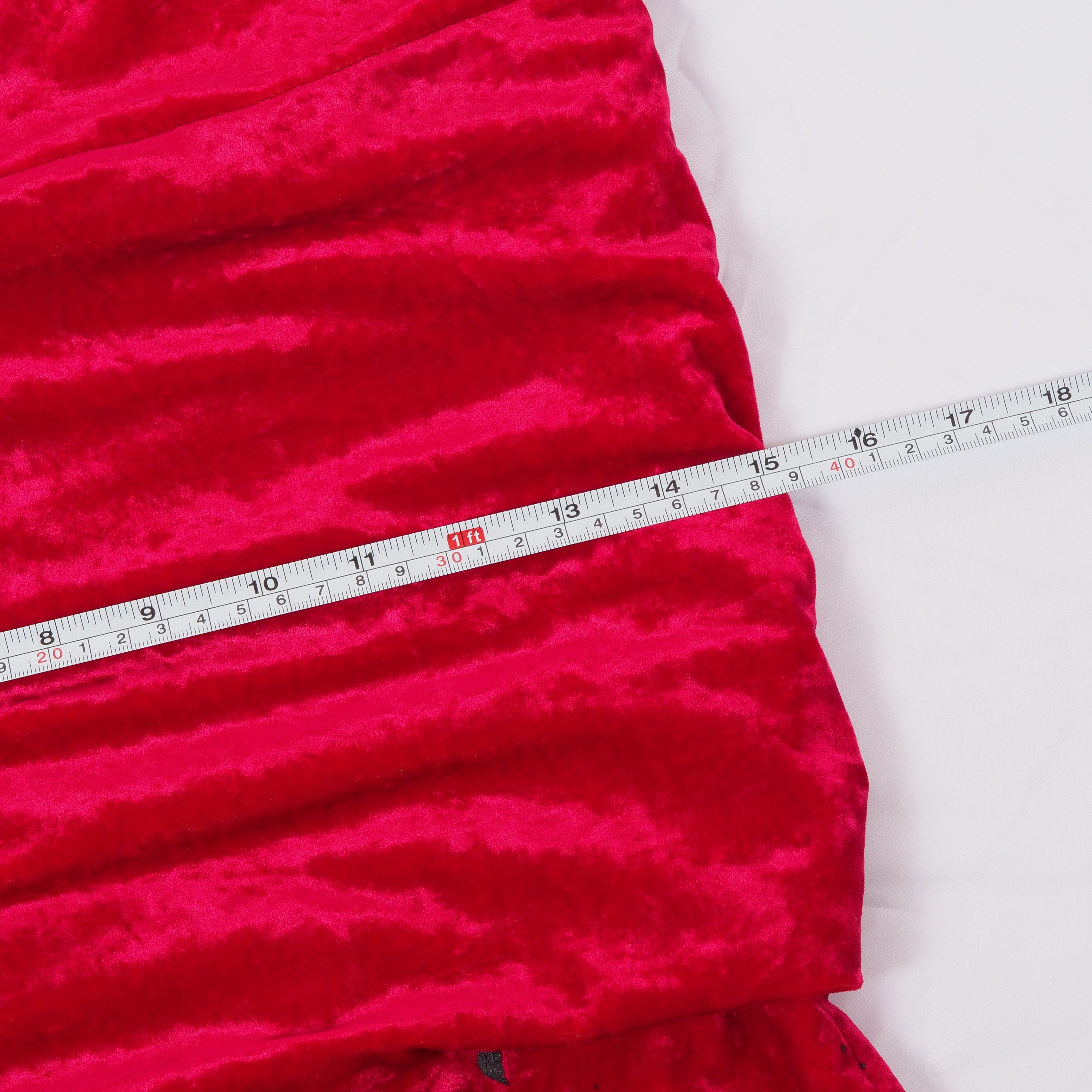 Vivienne Westwood Vivienne Westwood Anglomania Vintage Red Velvet Long Dress Size S / US 4 / IT 40 - 8 Thumbnail