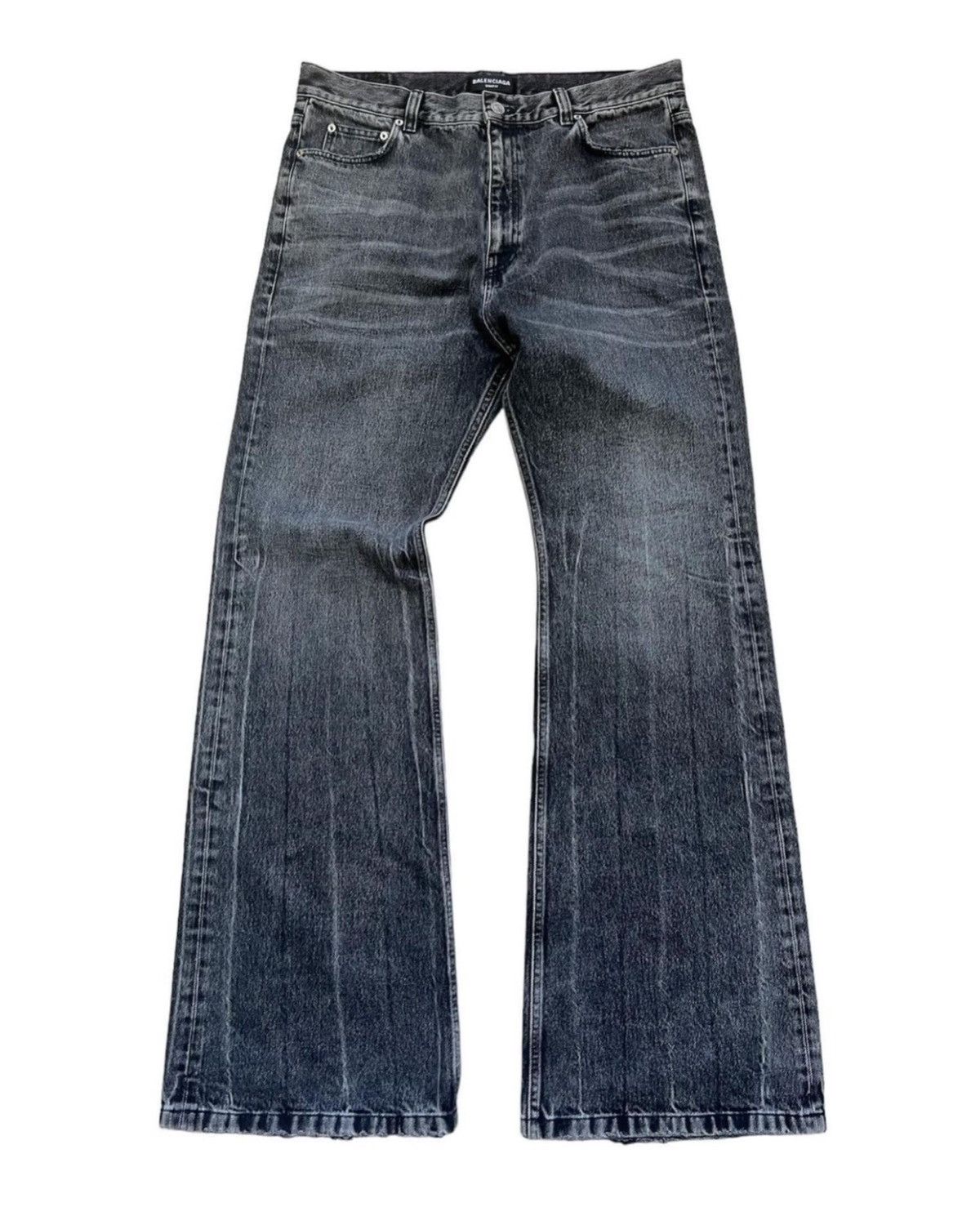 Balenciaga Balenciaga Lost Tape Flared Jeans Size US 34 / EU 50 - 1 Thumbnail