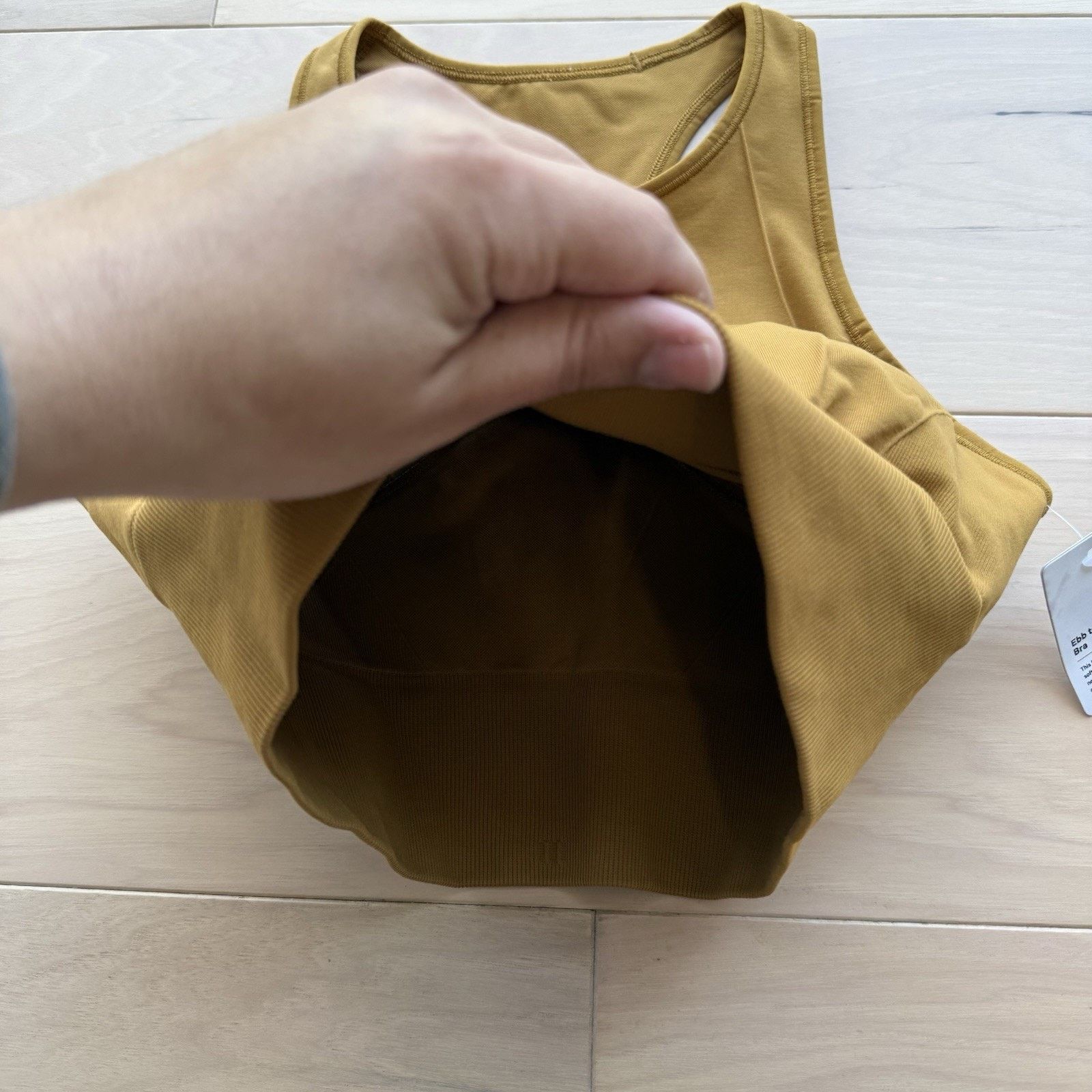 Lululemon Lululemon EBB to Train Bra 6 Dark Khaki Yoga Vent Surge Size M / US 6-8 / IT 42-44 - 4 Thumbnail