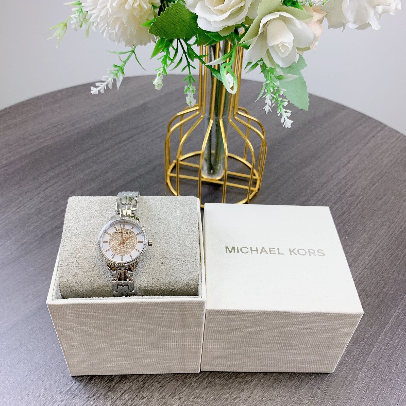 Michael Kors Michael Kors MK4411 Allie Three-Hand Stainless Steel Watch Size ONE SIZE - 4 Thumbnail