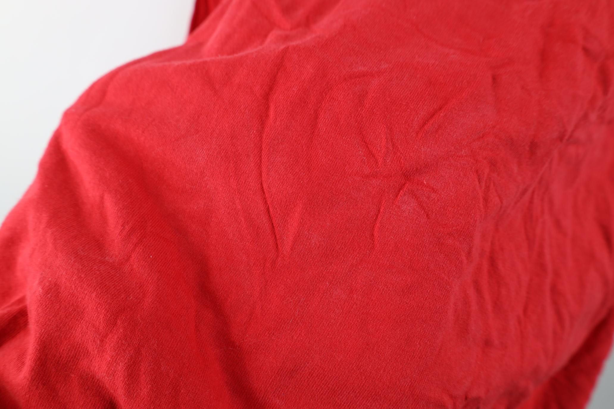 Hanes Vintage 90s Y2K Hanes Blank Cotton Pocket T-Shirt Red Size US XXL / EU 58 / 5 - 5 Thumbnail