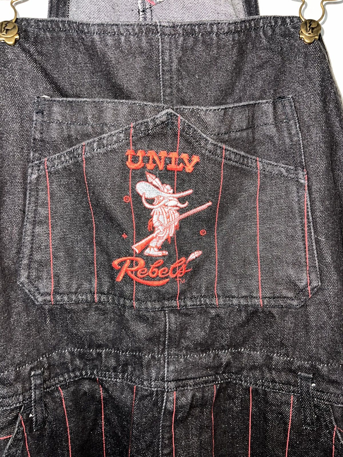Pro Player Vintage UNLV Running Rebels Pro Player Overalls Shorts Sz XL Size US 36 / EU 52 - 3 Thumbnail