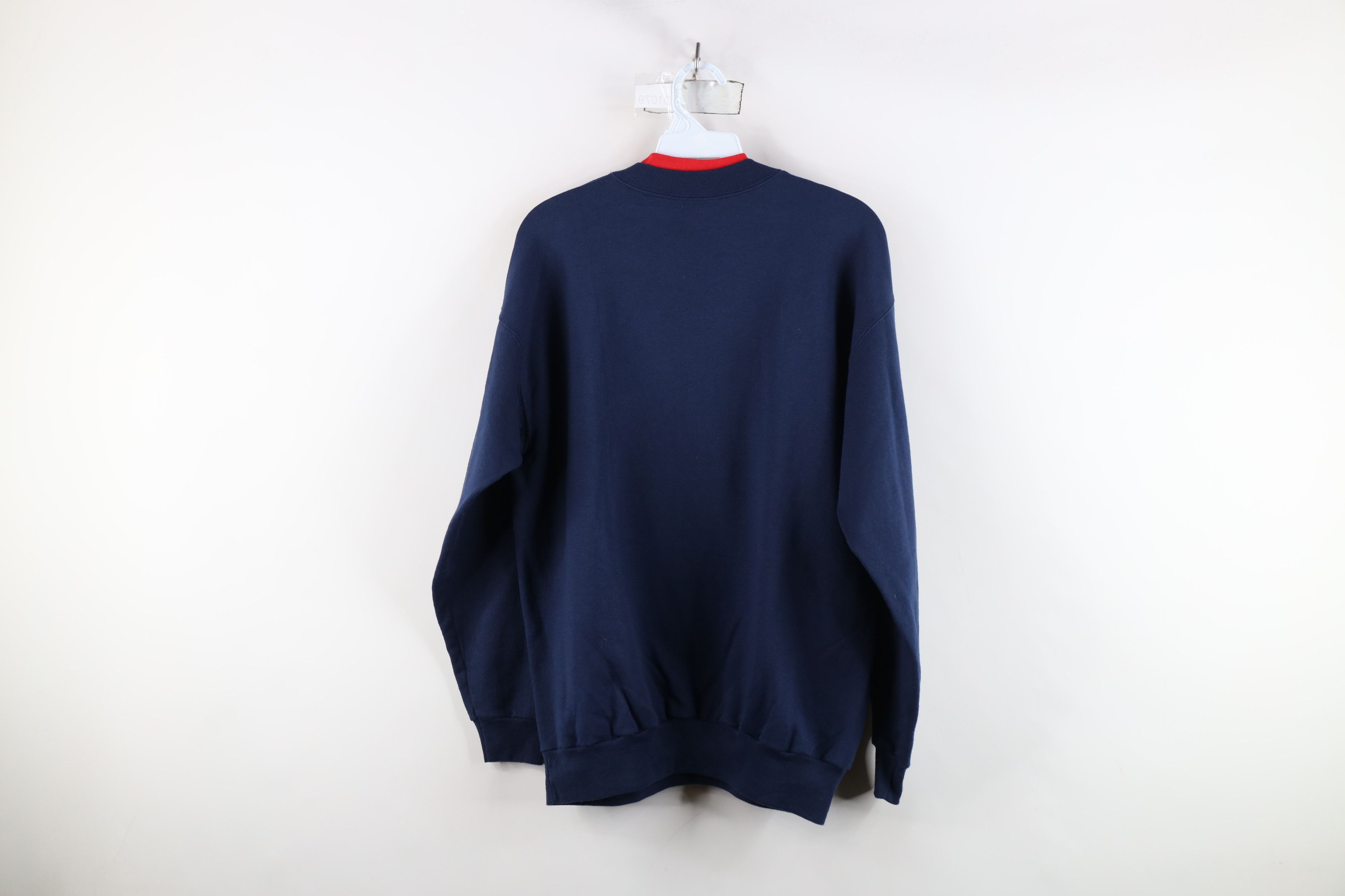 Vintage Vintage 90s Streetwear Sequin Christmas Town Sweatshirt Blue Size M / US 6-8 / IT 42-44 - 9 Thumbnail