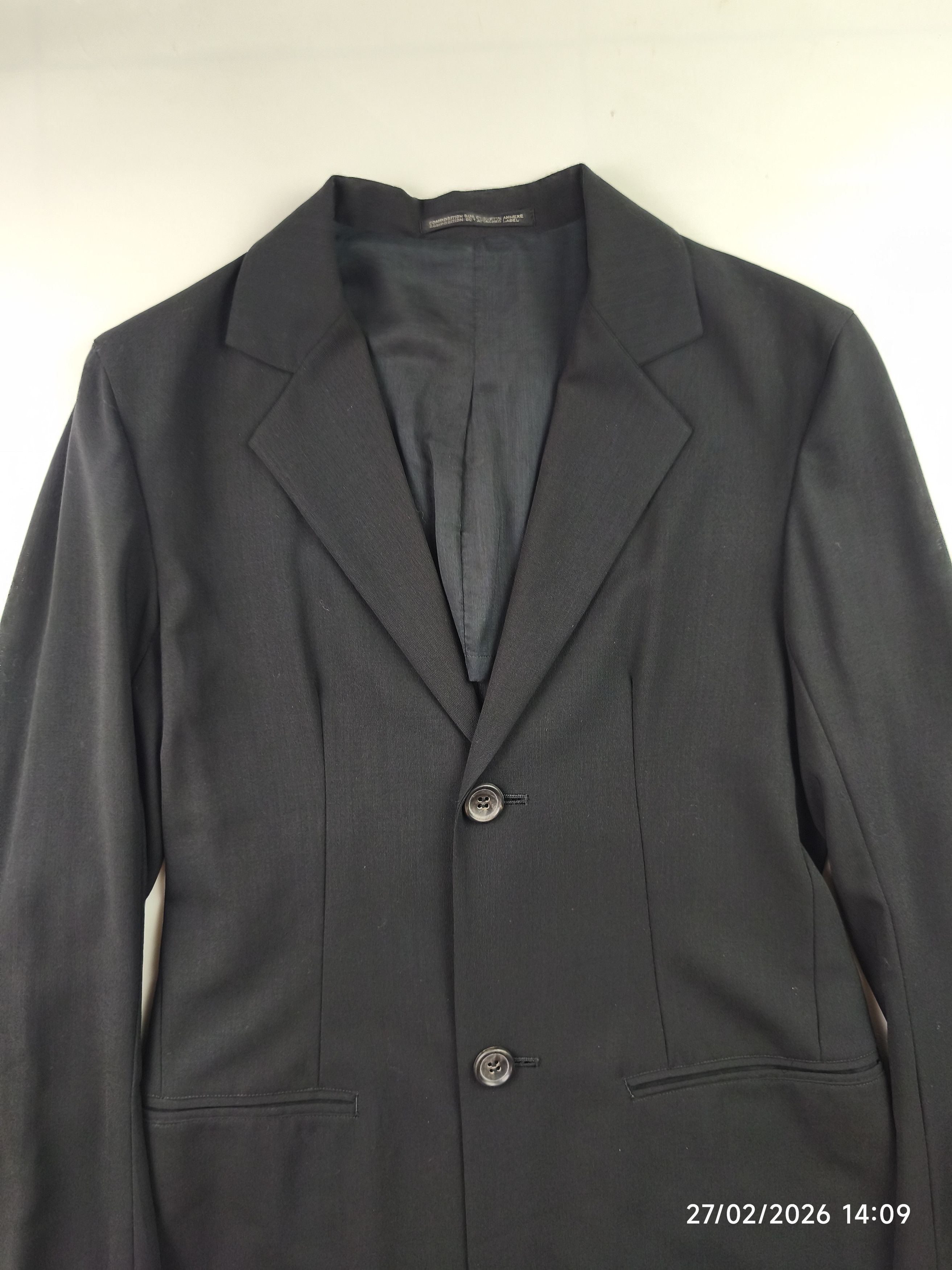 Yohji Yamamoto Y's - yohji yamamoto - long blazer jacket S/S 97' Size S / US 4 / IT 40 - 5 Thumbnail