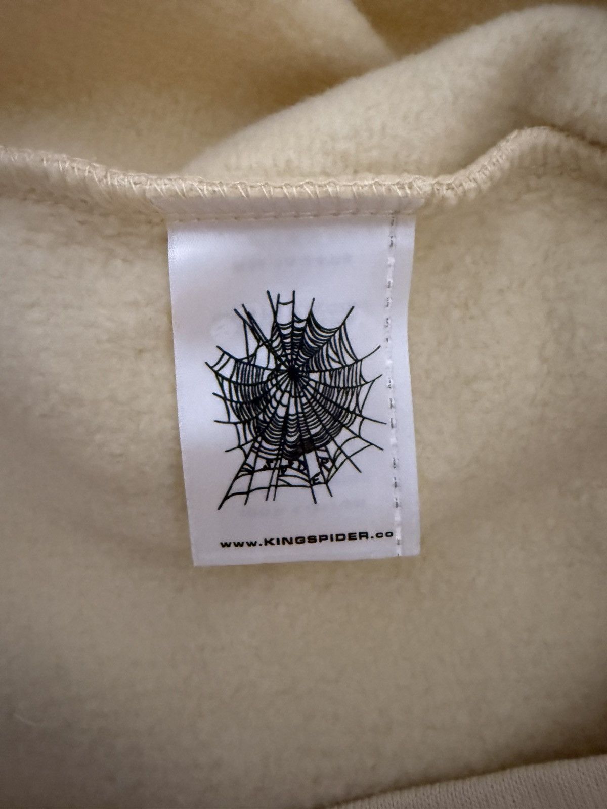 Sp5der Sp5der Creme Beluga Hoodie Size XL Size US XL / EU 56 / 4 - 7 Thumbnail
