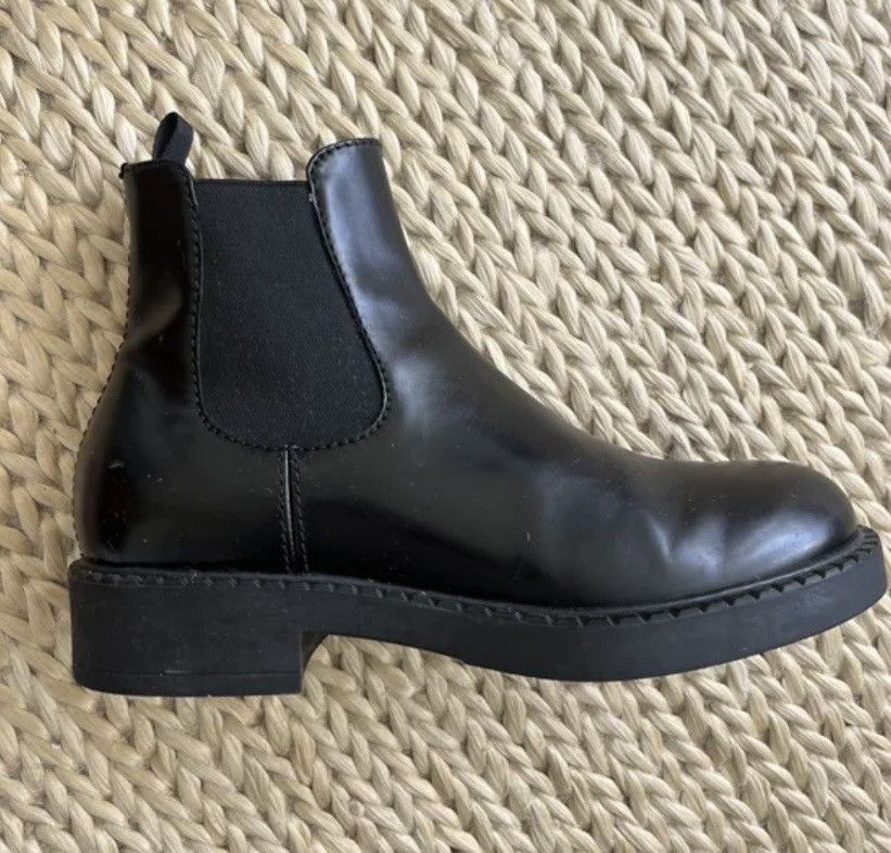 Prada Prada Brushed Leather Chelsea Boots Size US 10 / EU 43 - 2 Thumbnail