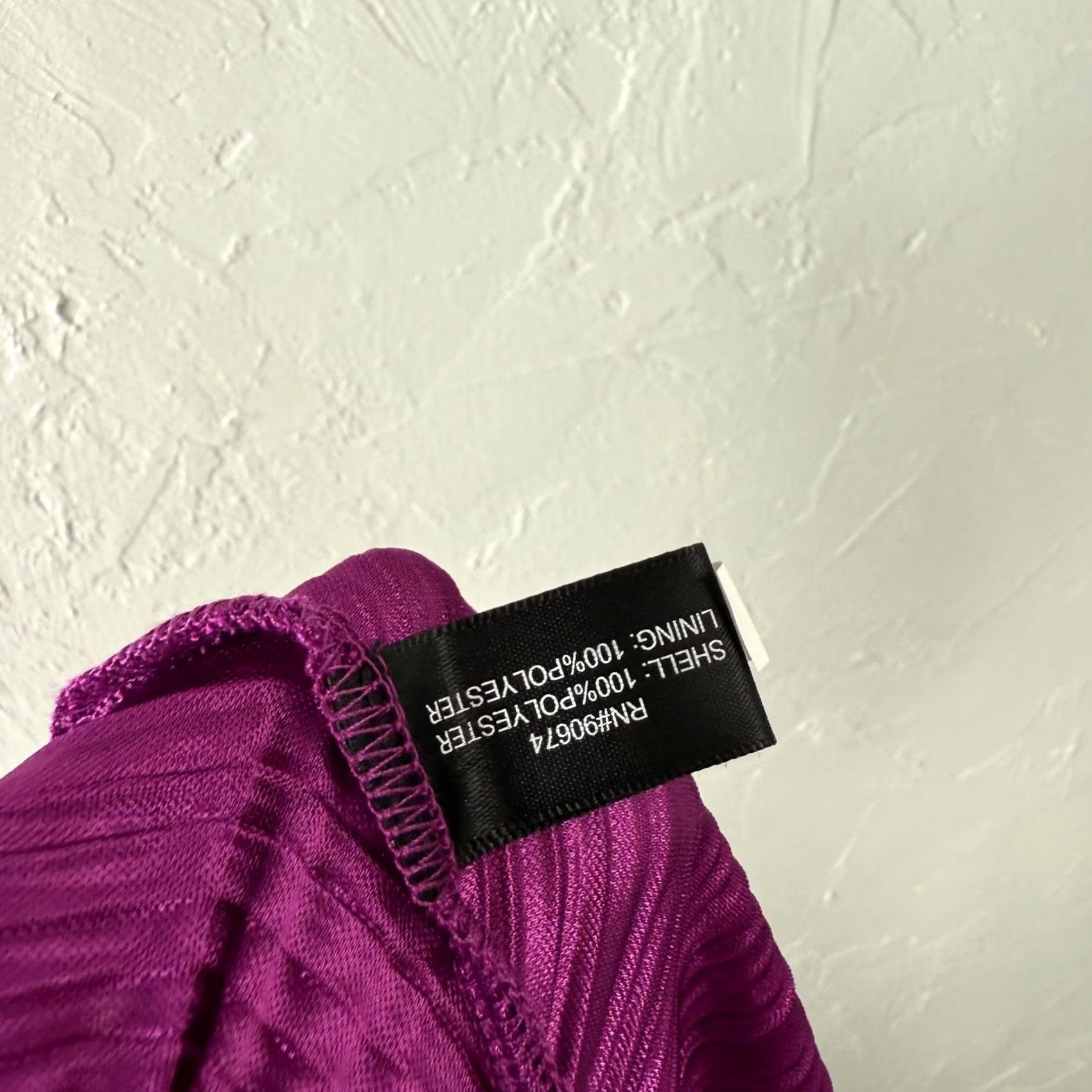 Boston Proper VINTAGE? (No) Boston Proper Dress Maxi Long Sleeve V-Neck Purple Size S / US 4 / IT 40 - 8 Thumbnail