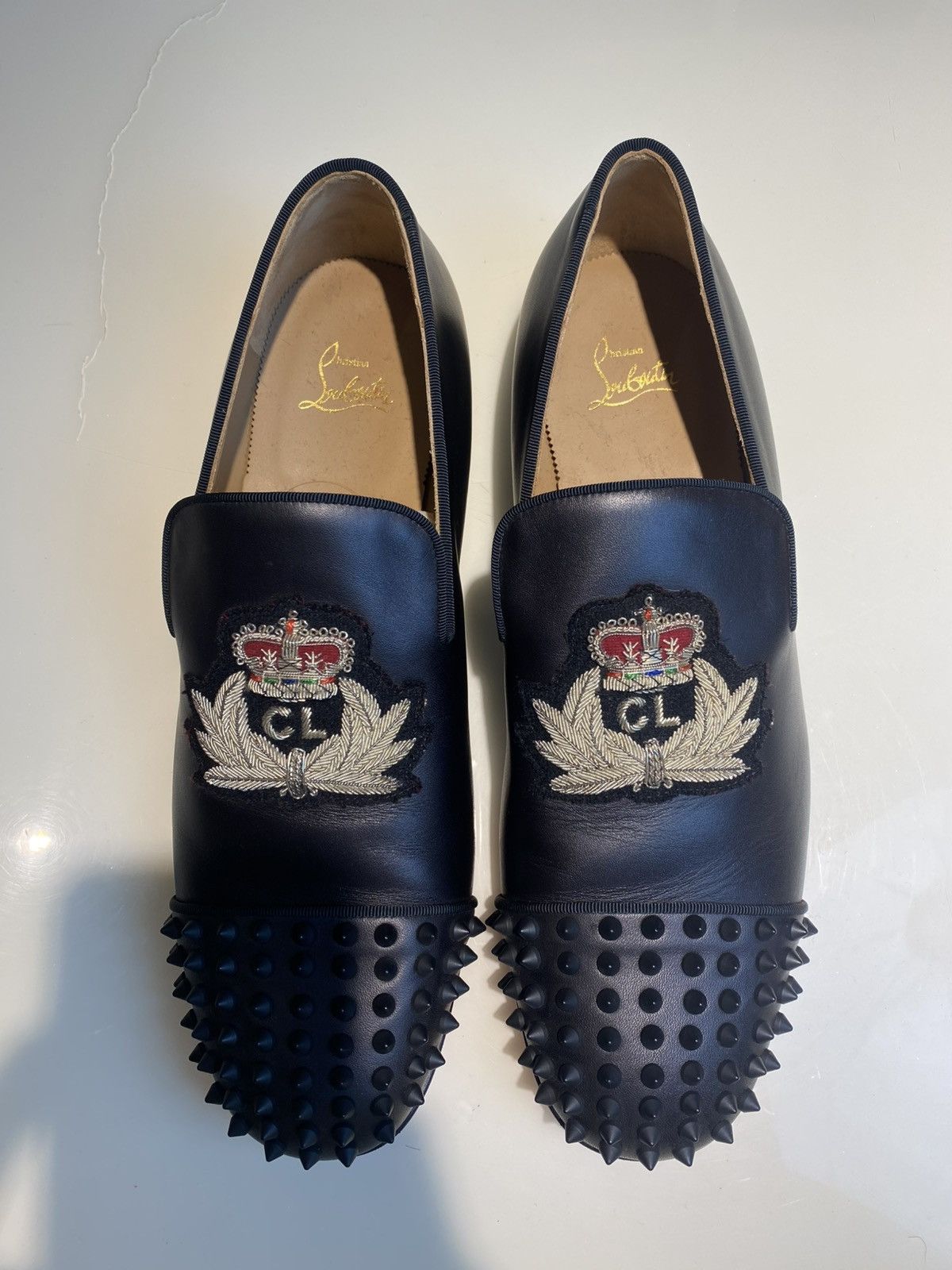 Christian Louboutin Christian Louboutin Forever Spike Loafers Size 43.5 Size US 10.5 / EU 43-44 - 4 Thumbnail