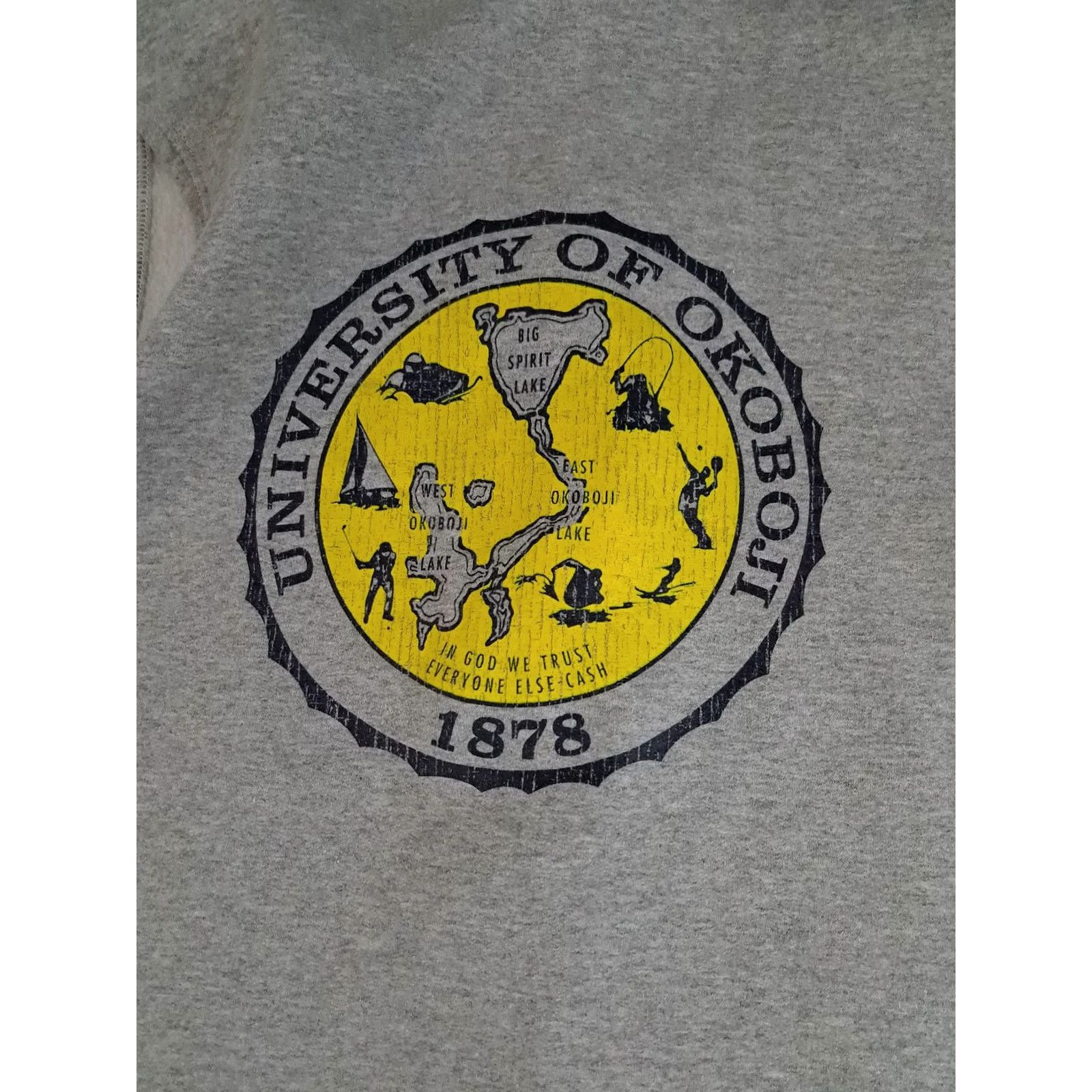 Champion VINTAGE Champion Full Zip Hooded Sweatshirt Large Unisex Adults Gray University Size US L / EU 52-54 / 3 - 2 Thumbnail