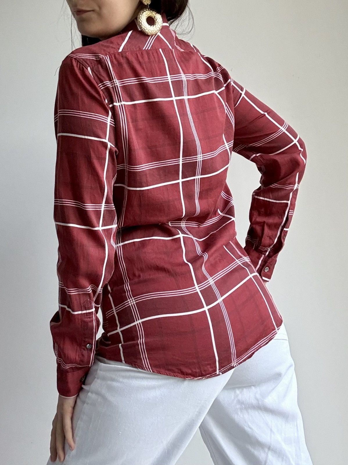 Kenzo Kenzo red plaid shirt vintage Defilé Size US XS / EU 42 / 0 - 2 Thumbnail