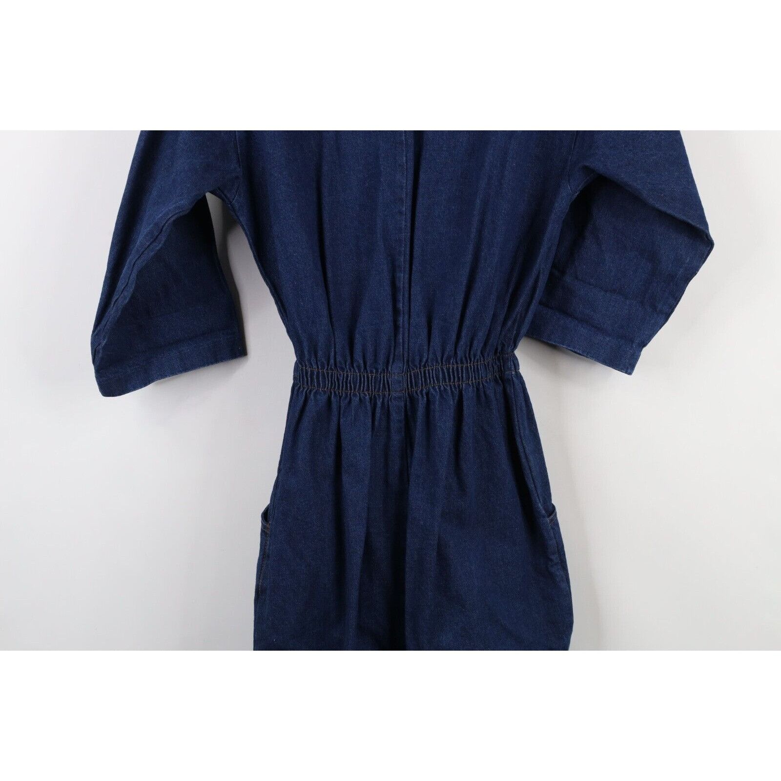 Vintage Vintage 80s 90s Streetwear Faded Long Sleeve Denim Dress Size M / US 6-8 / IT 42-44 - 17 Thumbnail