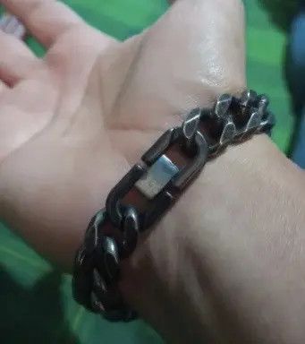 Other Retro Stainless Steel Cuban Chain Bracelet Size ONE SIZE - 5 Thumbnail