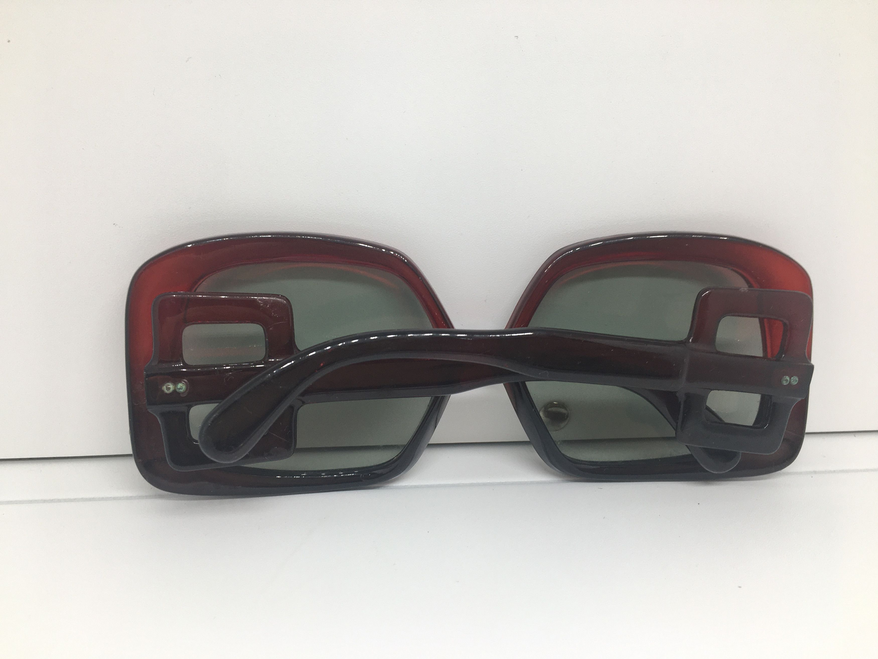 Vintage Vintage Diva Handmade Sunglasses Frame Glass Lens Size ONE SIZE - 10 Thumbnail