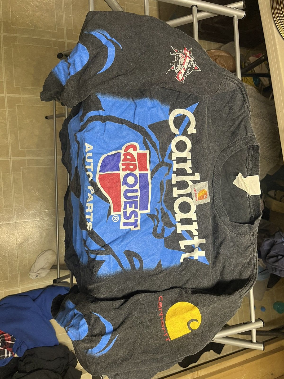 Carhartt × Vintage 1990s Carhartt PBR Bullfighters Size US XL / EU 56 / 4 - 1 Thumbnail