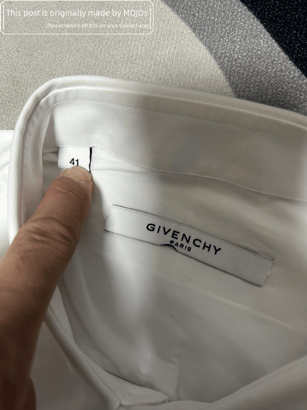 Givenchy Sz 41 Givenchy Classic Plain Shirt Size US L / EU 52-54 / 3 - 2 Thumbnail