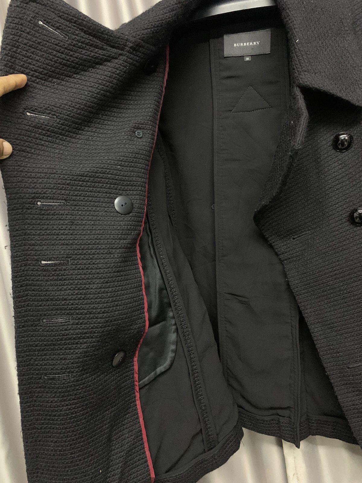 Burberry RARE VINTAGE BURBERRY TRENCH COAT WOOL JACKET Size M / US 6-8 / IT 42-44 - 5 Thumbnail