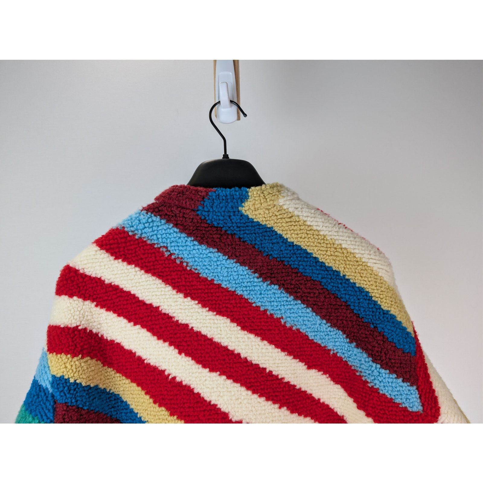 Bottega Veneta o1rshd1 Striped Loopy Knit Wool-Blend Sweater in Multicolor Size US L / EU 52-54 / 3 - 12 Thumbnail