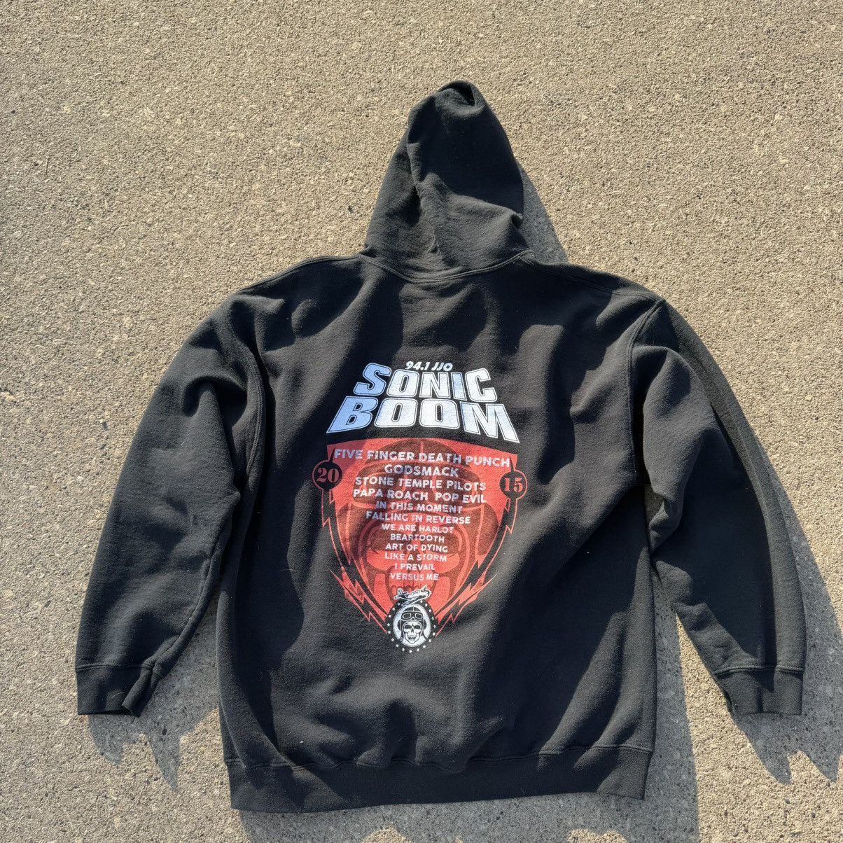 Gildan Sonic Boom Full Zip Hoodie Mens XL Size US XL / EU 56 / 4 - 1 Thumbnail