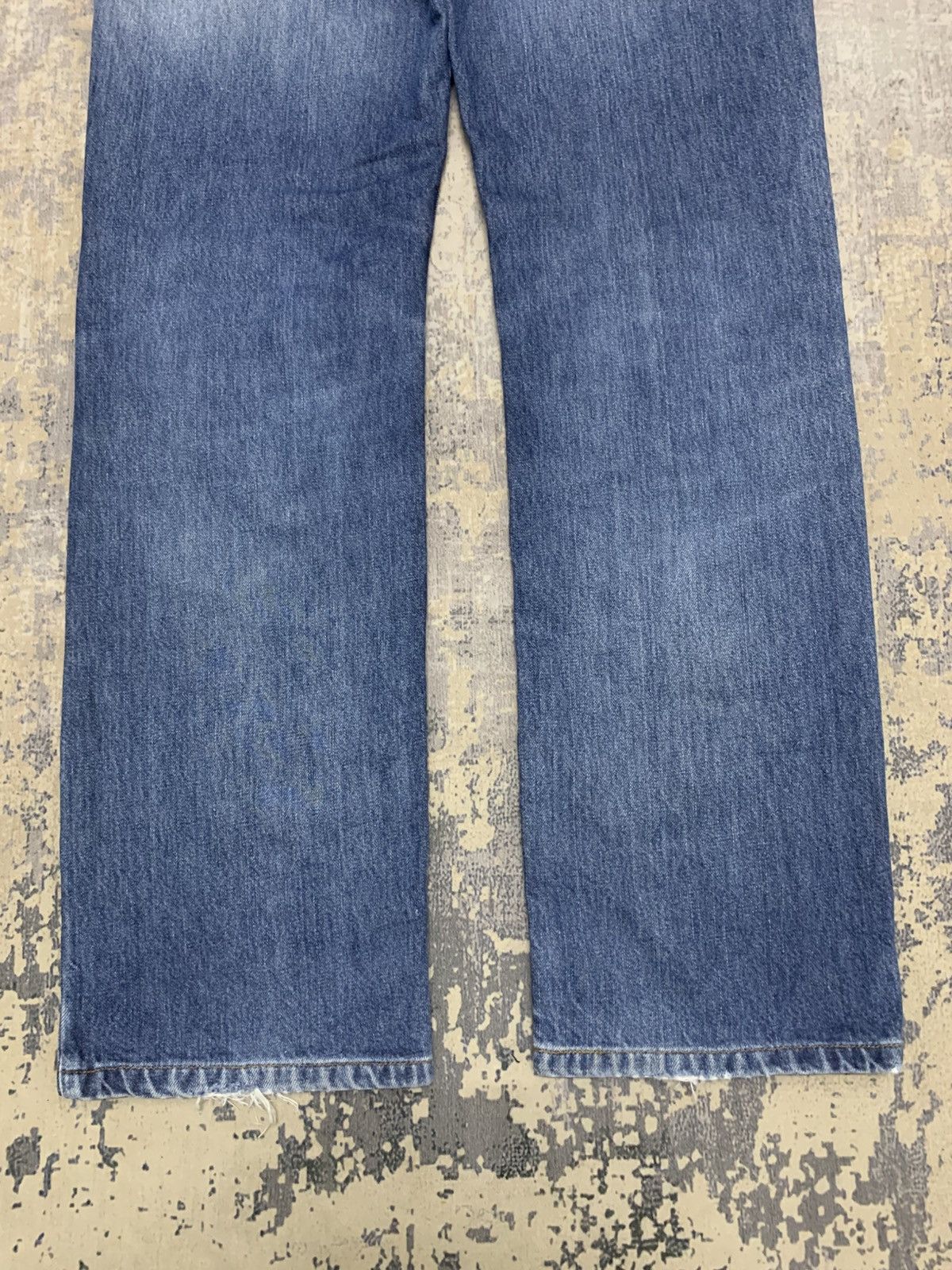 Levi's Vintage LEVIS 605 Orange Tab Distressed Jeans Ghost Pocket Size US 31 - 11 Thumbnail
