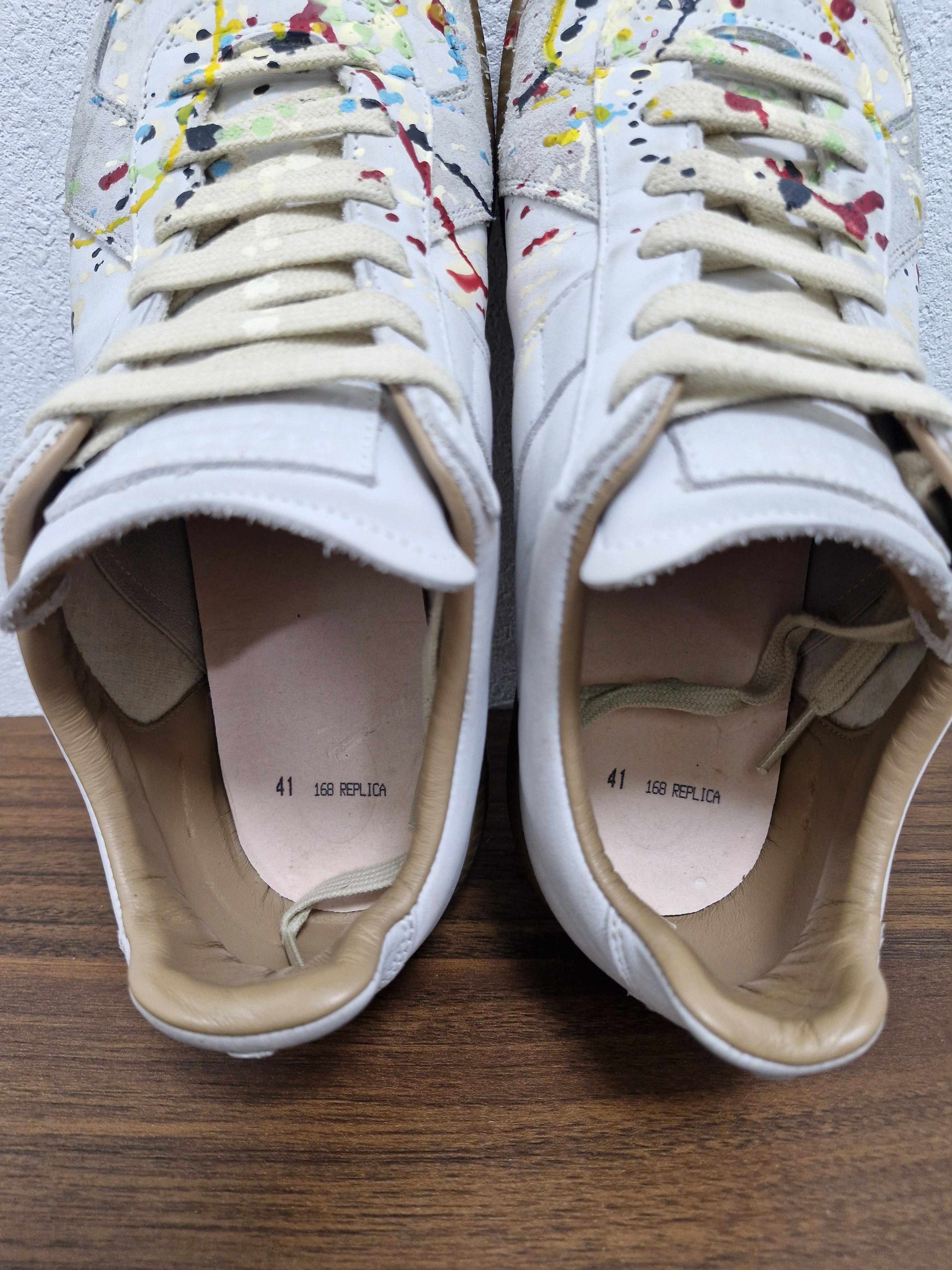 Maison Margiela MAISON MARGIELA Paint Splatter GATs Size US 8 / EU 41 - 13 Thumbnail